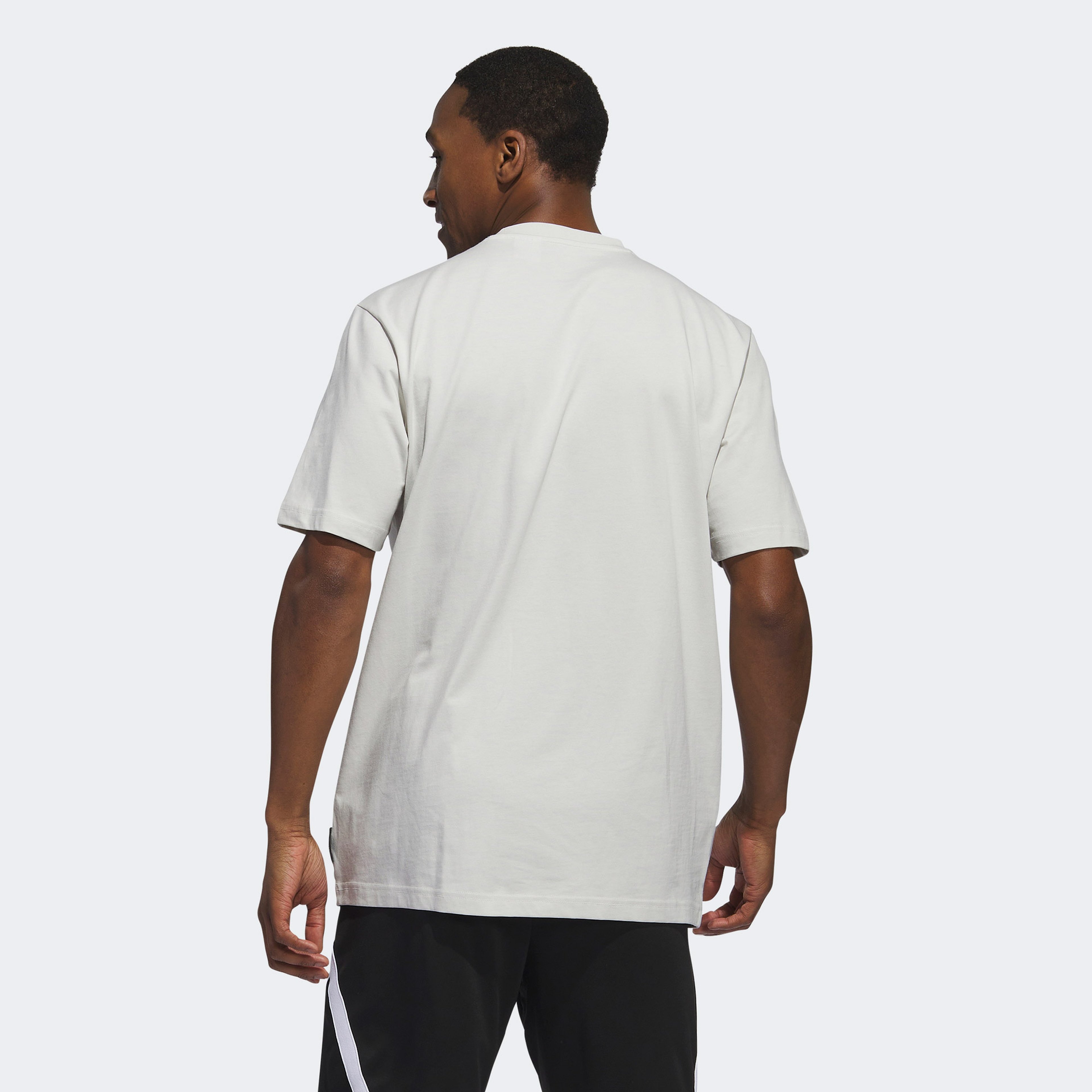 adidas Lil Stripe Comic Graphic Erkek Gri T-Shirt