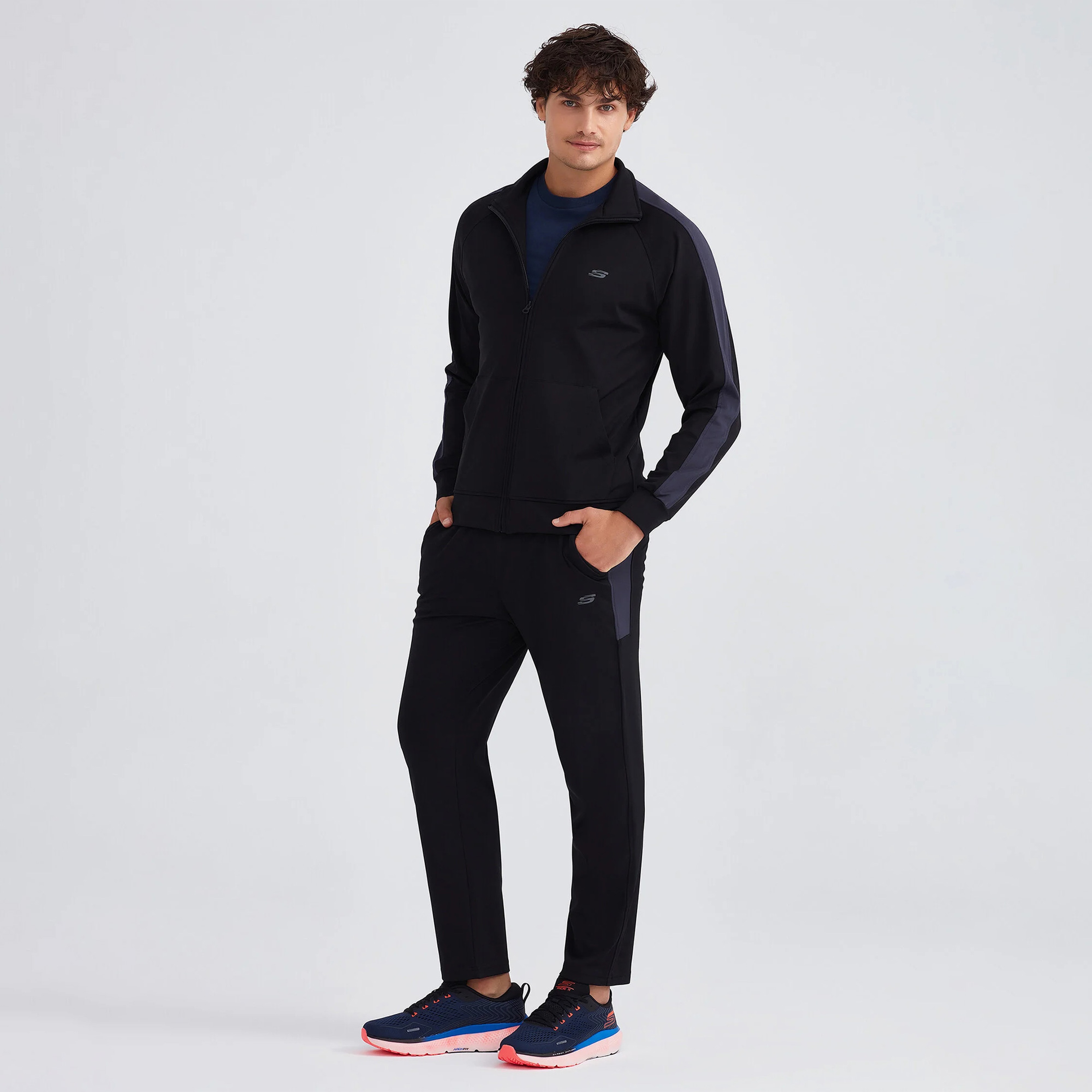 Skechers Erkek Siyah Eşofman Takımı