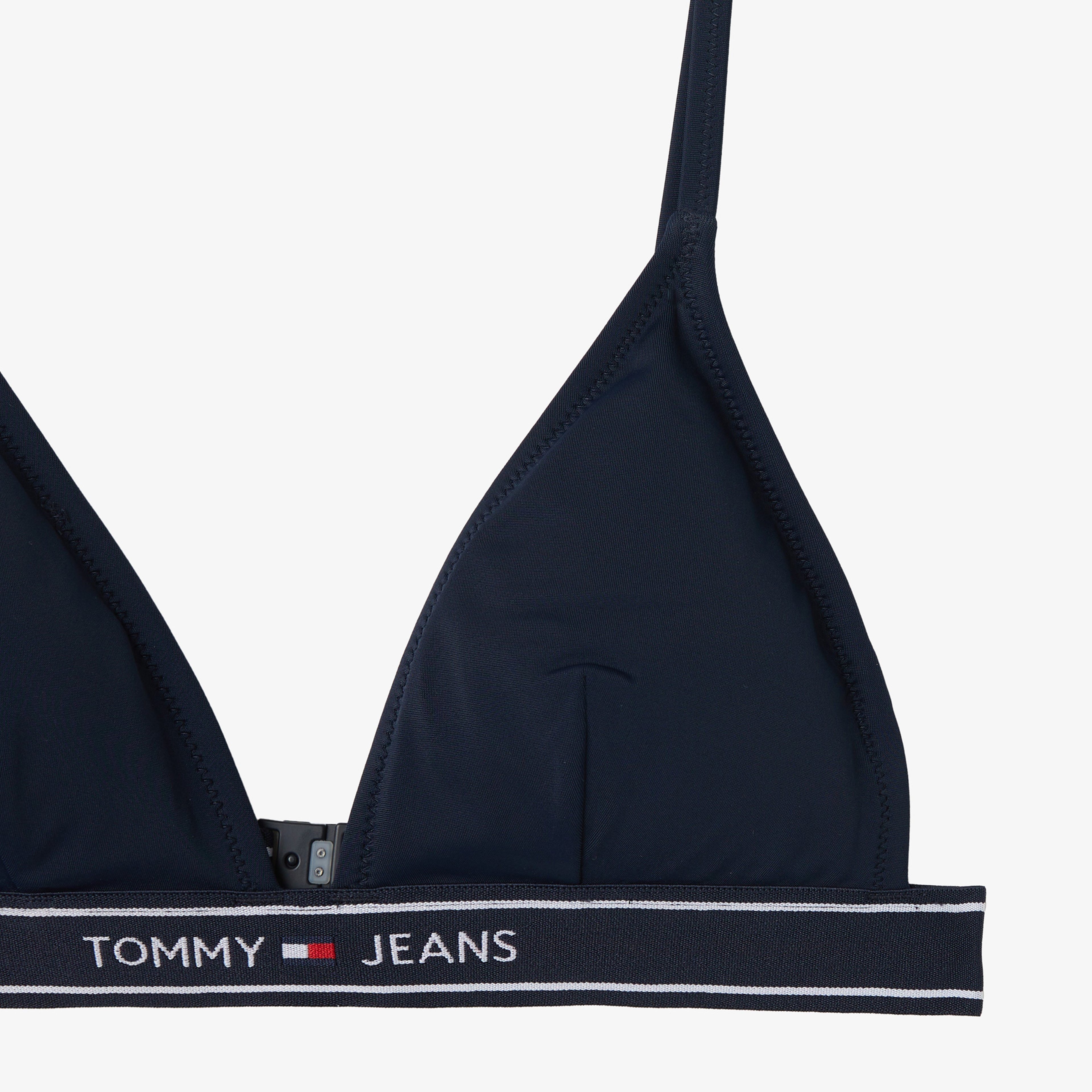 Tommy Jeans Triangle Kadın Lacivert Bikini Üstü