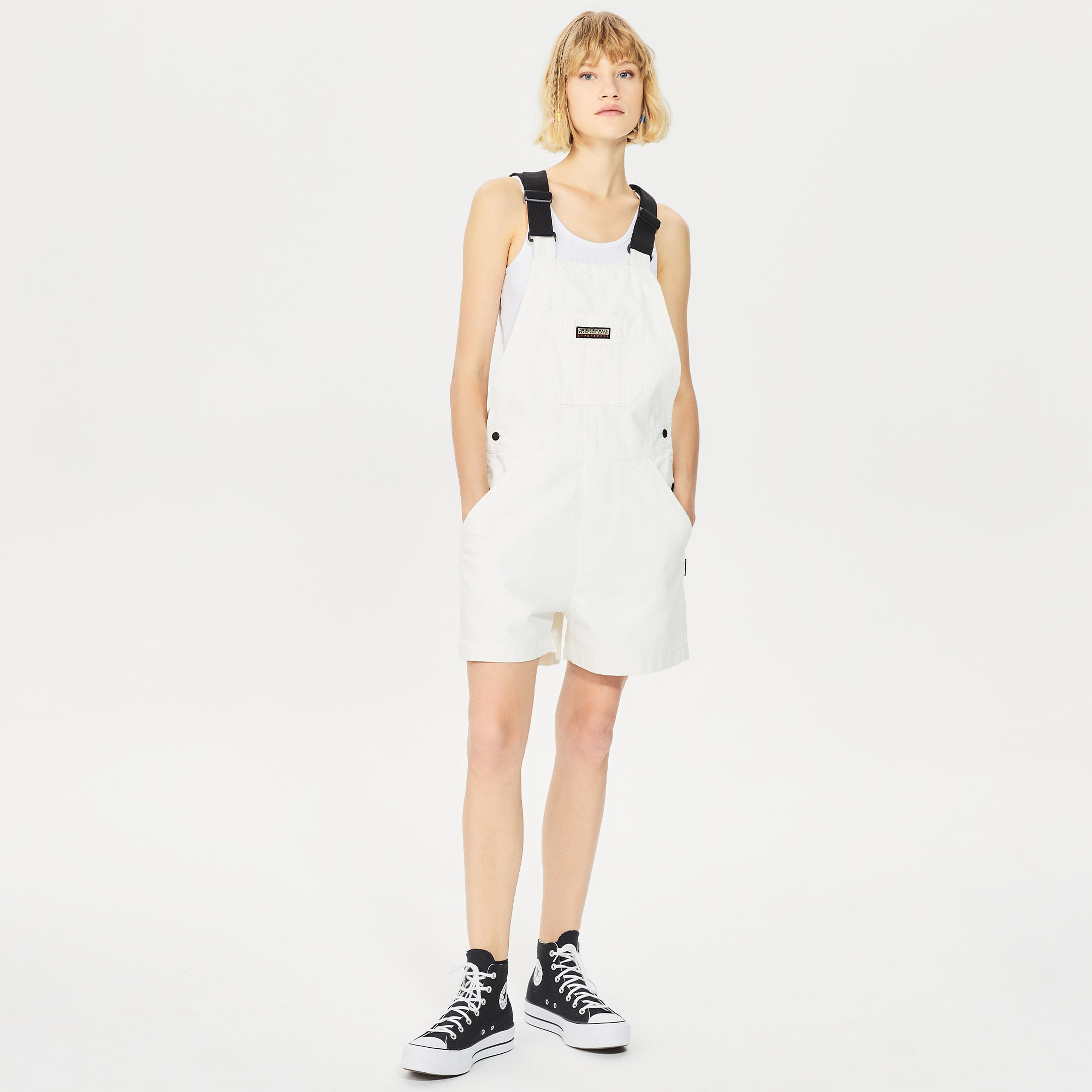 Napapijri N-Dru D Kadın Beyaz Pantolon