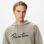 Primitive Nuevo Acid Washed Erkek Bej Hoodie