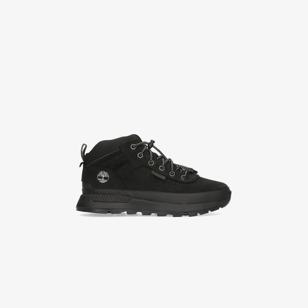 Timberland Mid Lace Up Çocuk Siyah Outdoor Bot