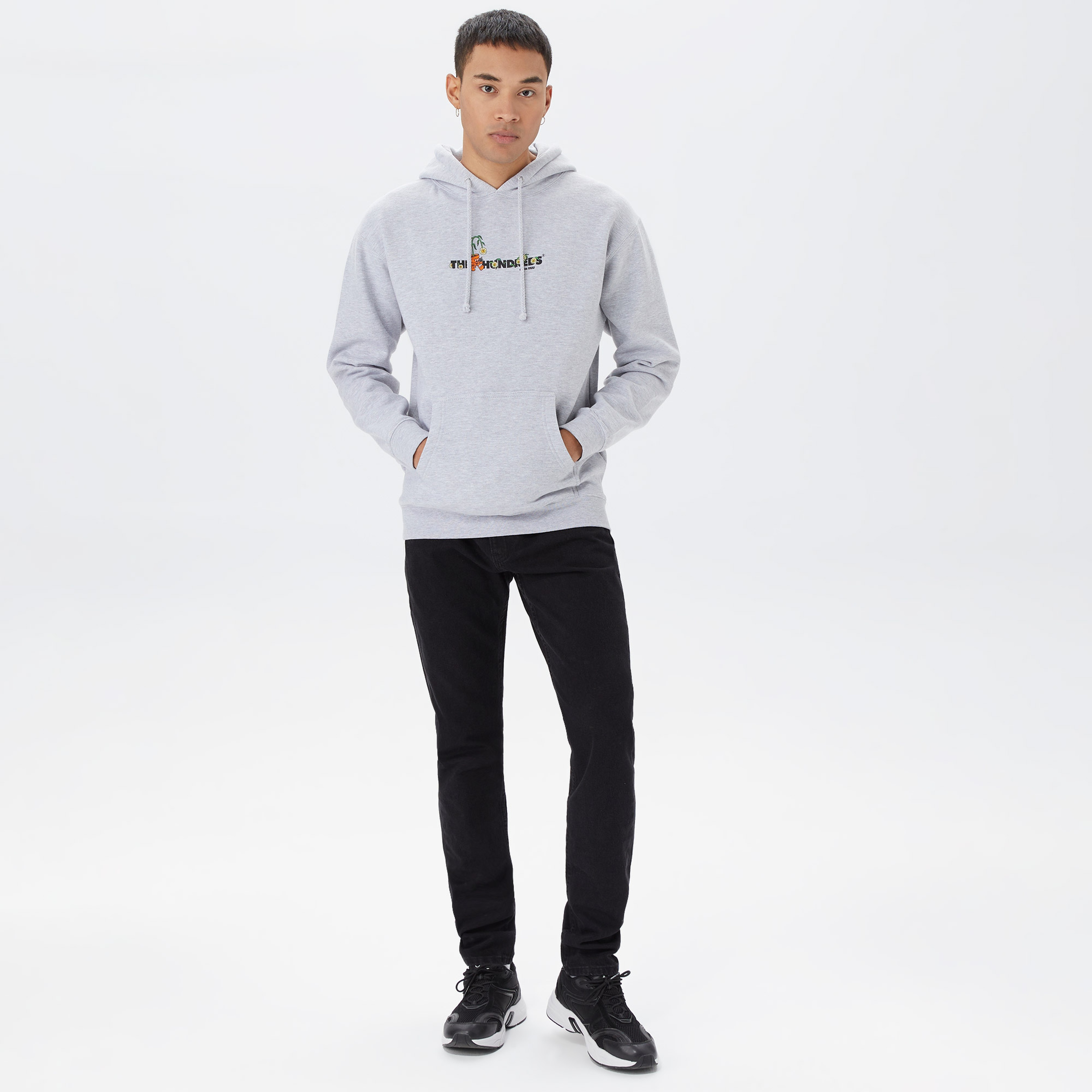 The Hundreds Passion & Patience Erkek Siyah Hoodie