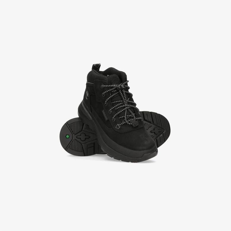 Timberland Mid Lace Up Çocuk Siyah Outdoor Bot