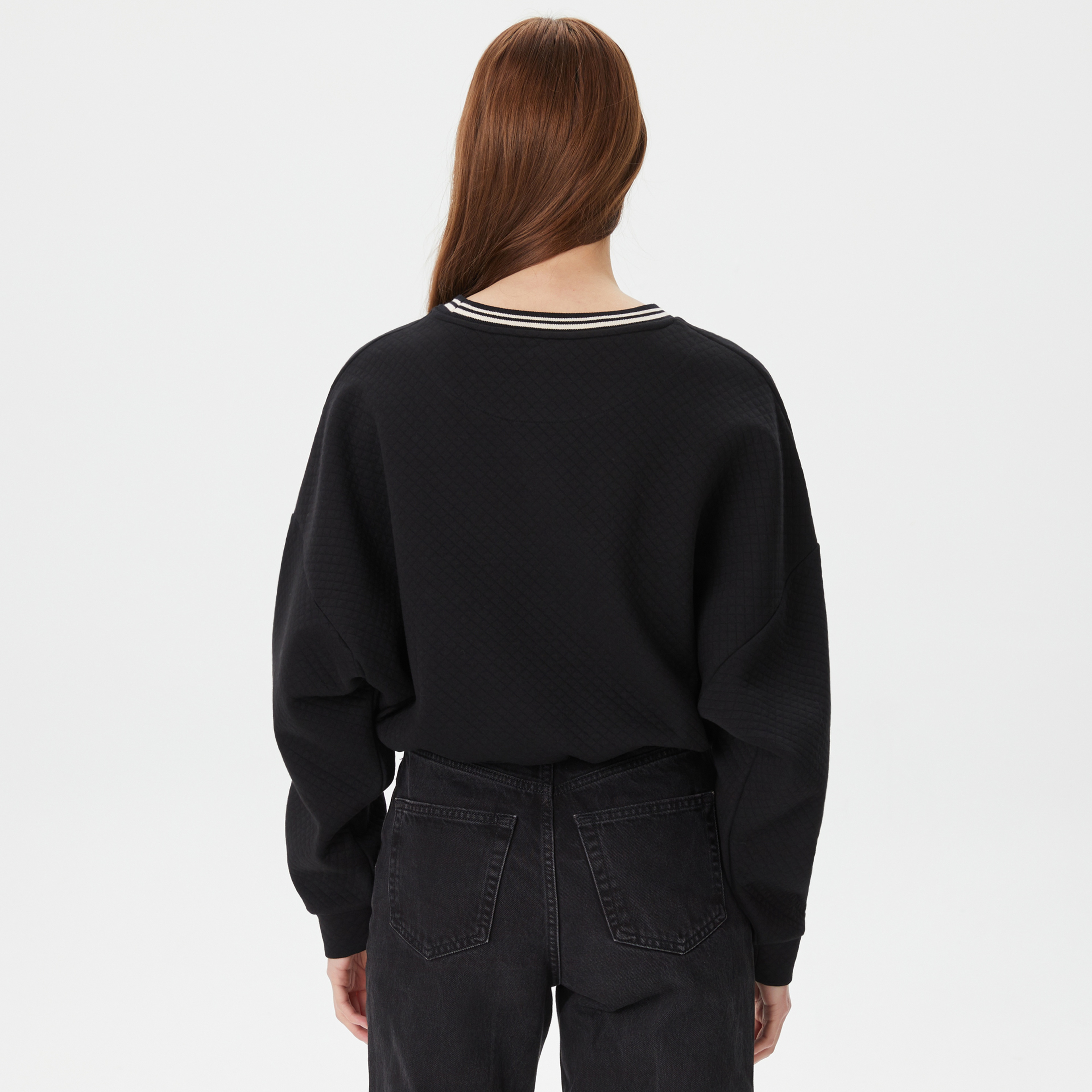 Karl Kani Signature Kadın Siyah Sweatshirt