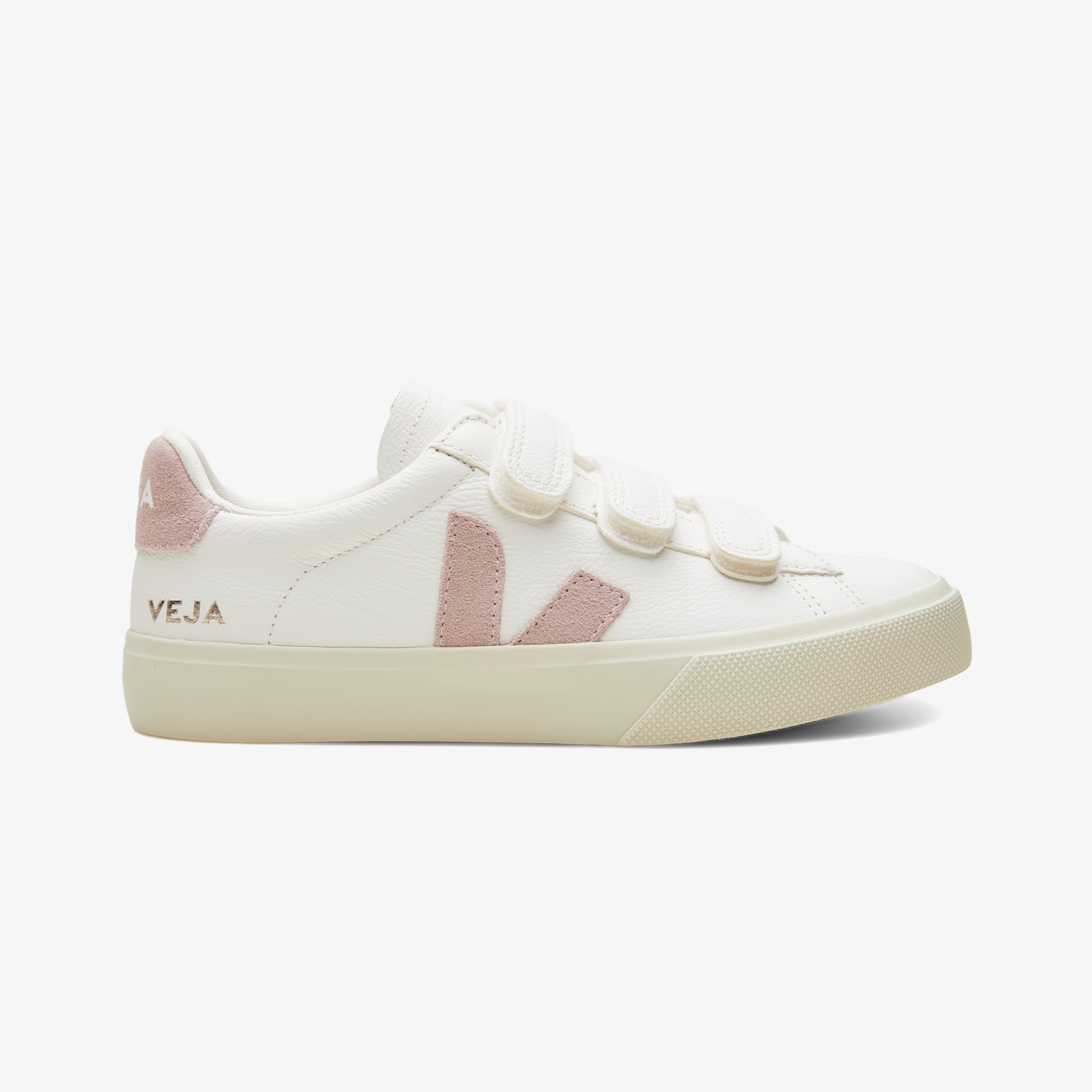 Veja Recife Logo Chromefree Leather Kadın Krem Sneaker