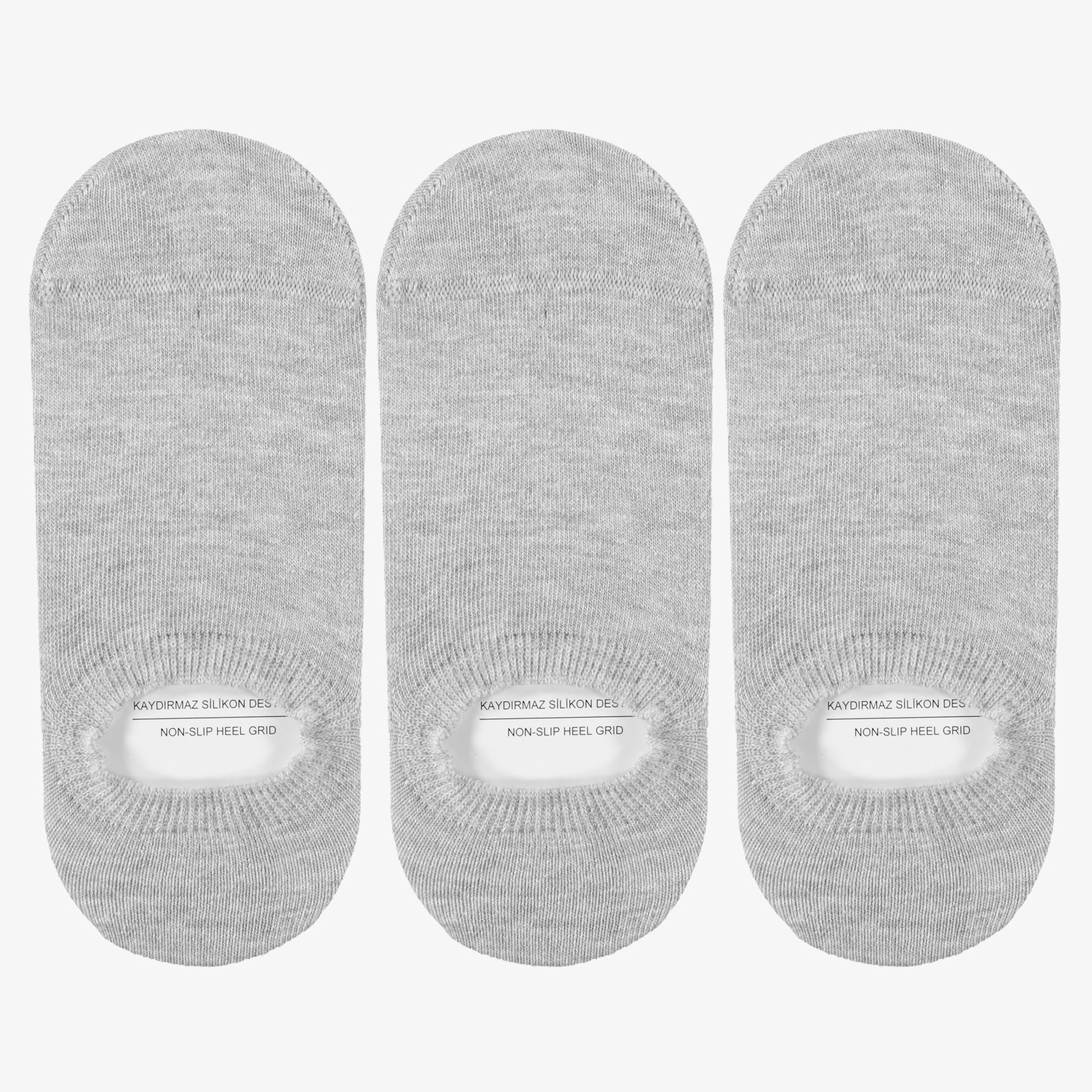 UNITED4 Kadın Gri 3'lü Çorap