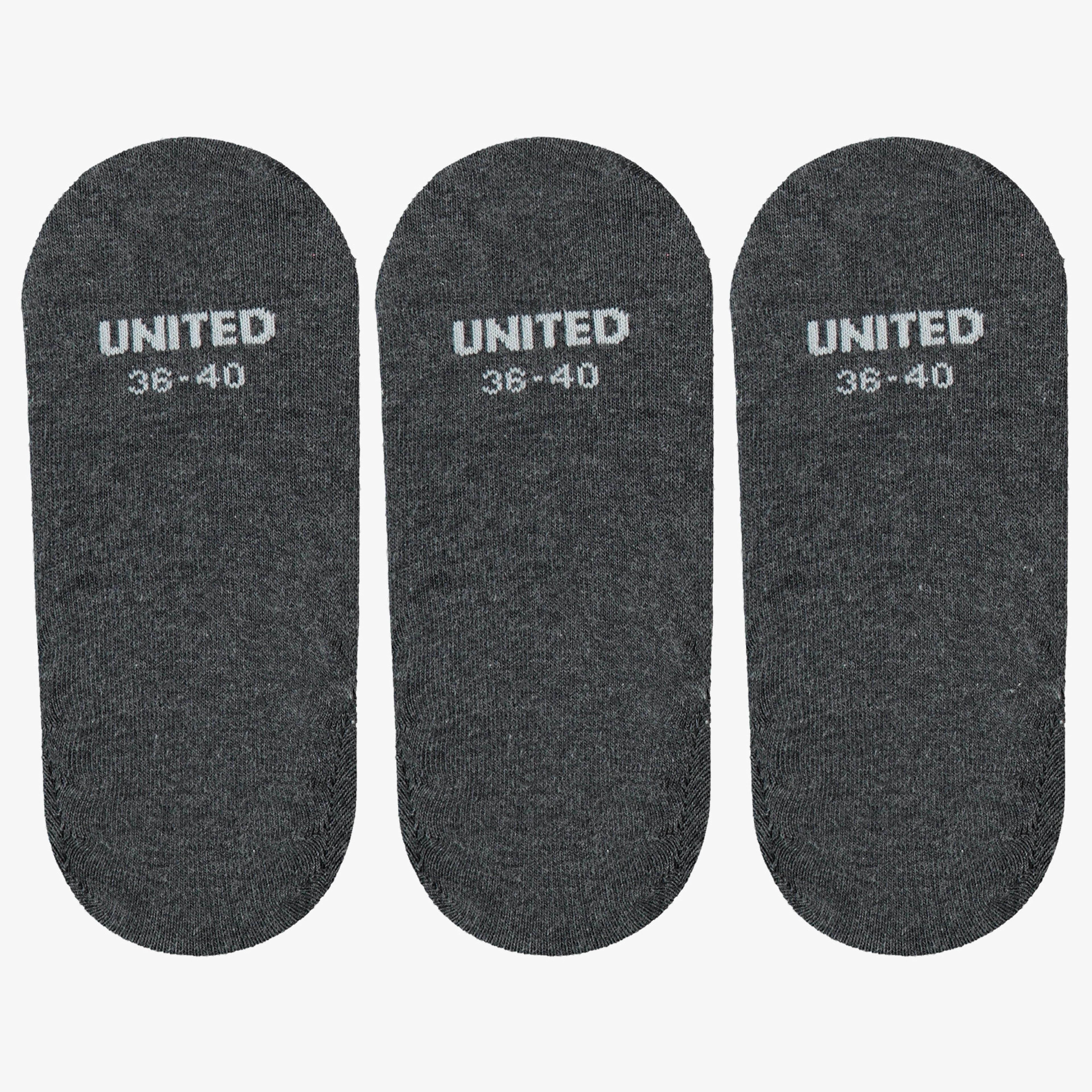 UNITED4 Kadın Gri 3'lü Çorap