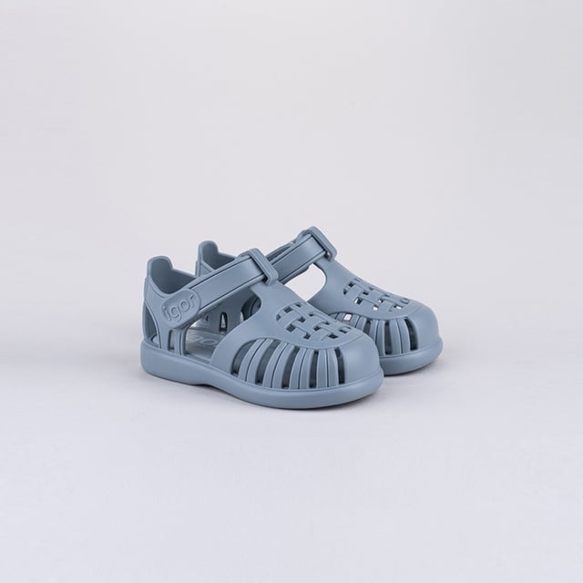 Igor Tobby Solid Bebek Mavi Sandalet - Görsel 3