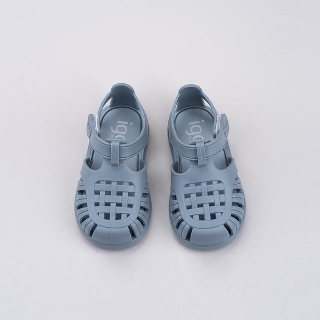 Igor Tobby Solid Bebek Mavi Sandalet - Görsel 4