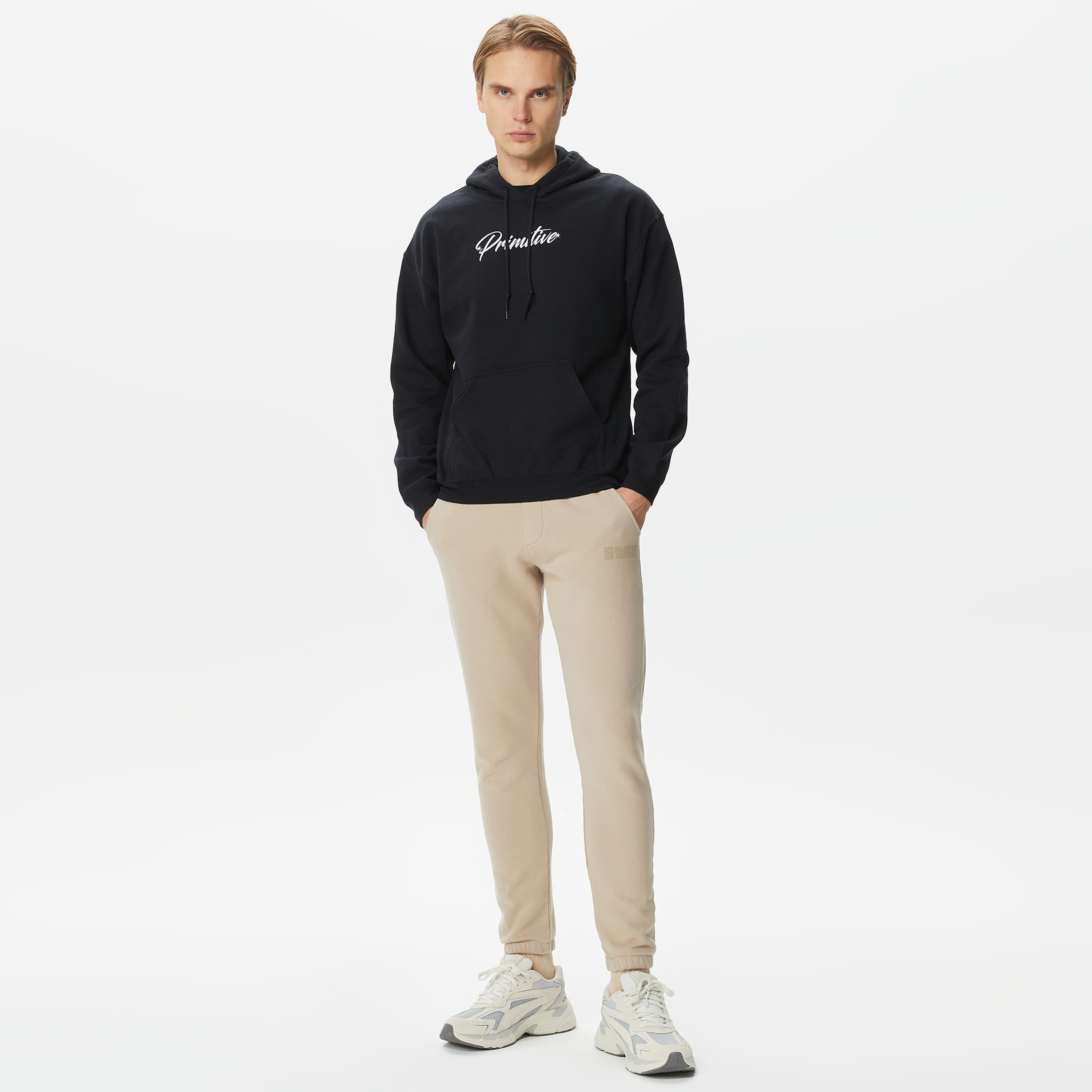 Primitive Shiver Erkek Siyah Hoodie