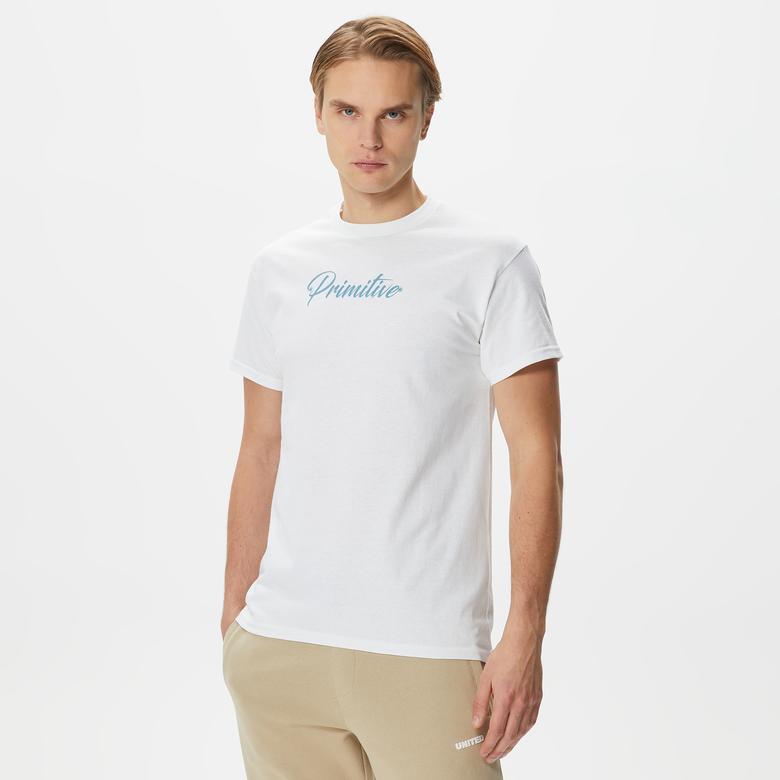 Primitive Shiver Erkek Beyaz T-Shirt