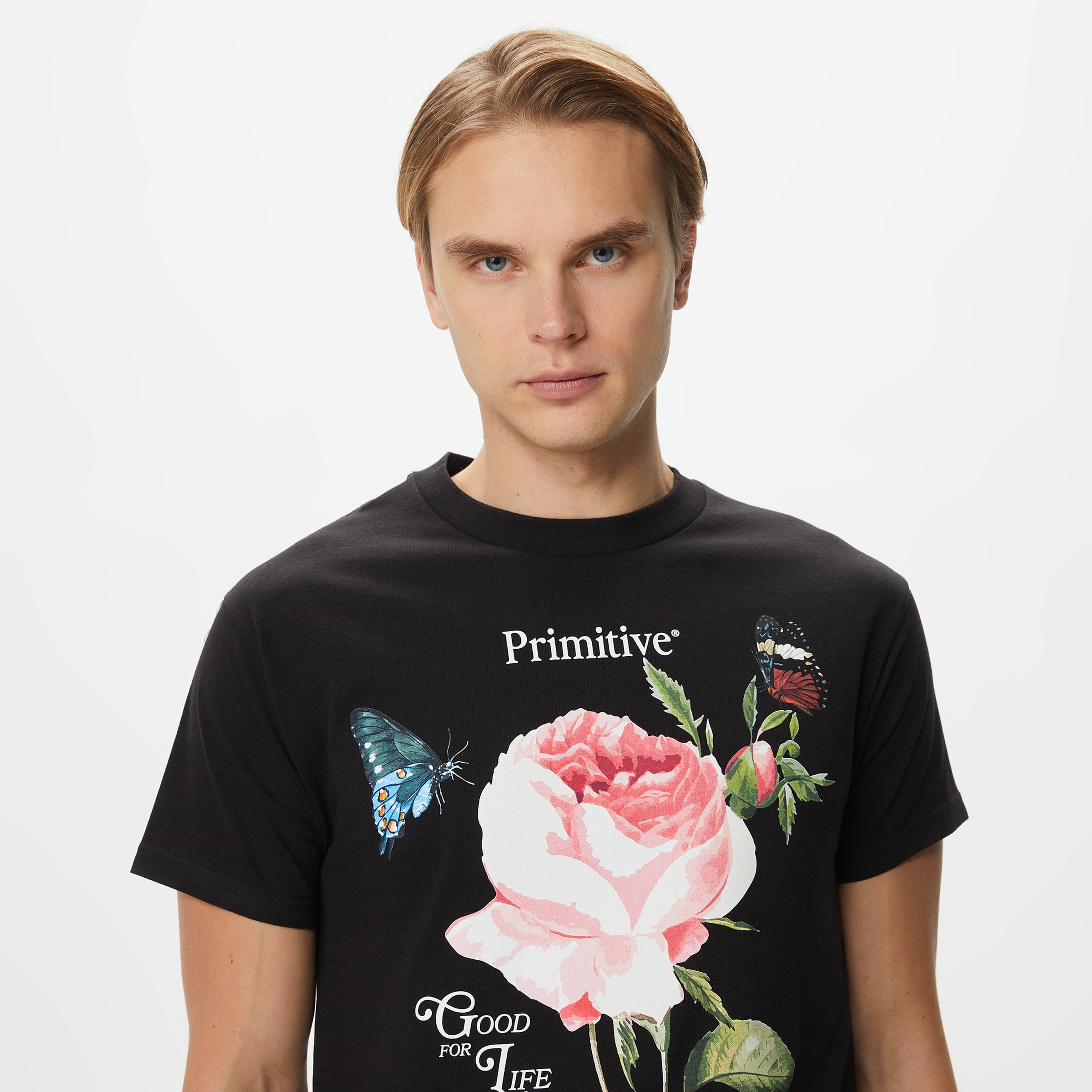Primitive Essence Erkek Siyah T-Shirt