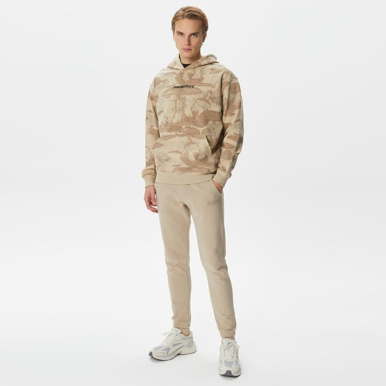 Primitive Harvest Erkek Bej Hoodie