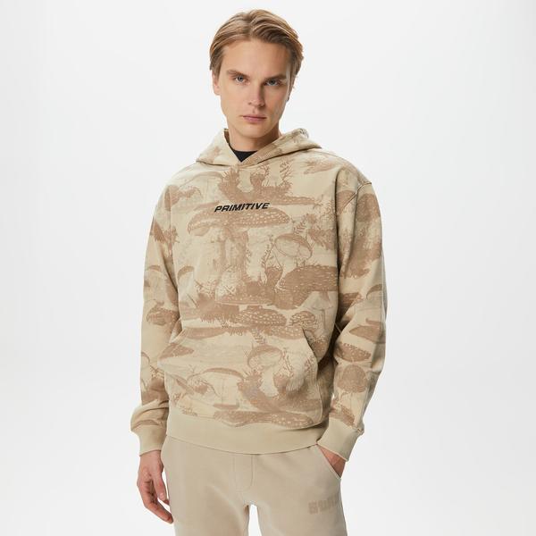 Primitive Harvest Erkek Bej Hoodie
