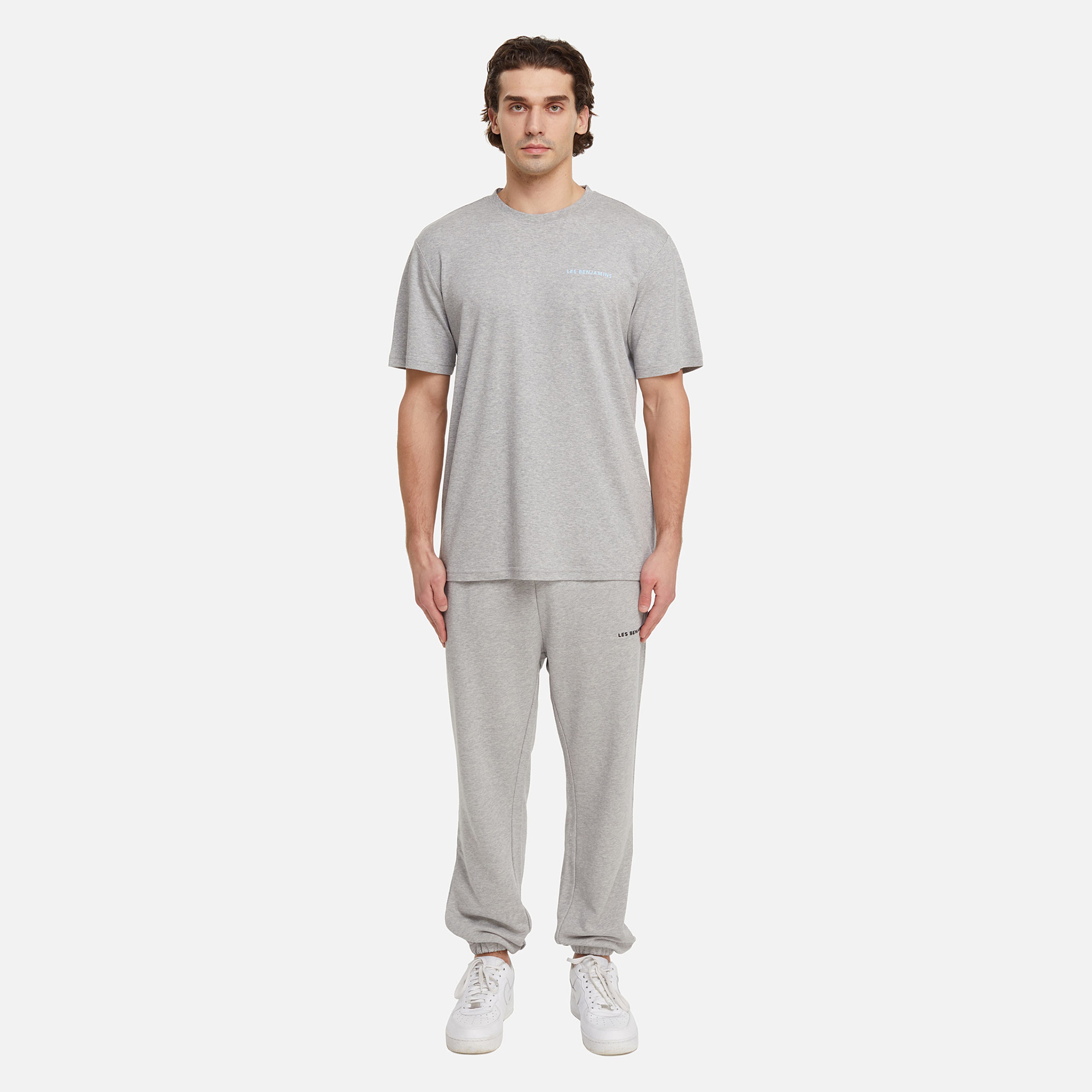 Les Benjamins Core Erkek Gri T-Shirt