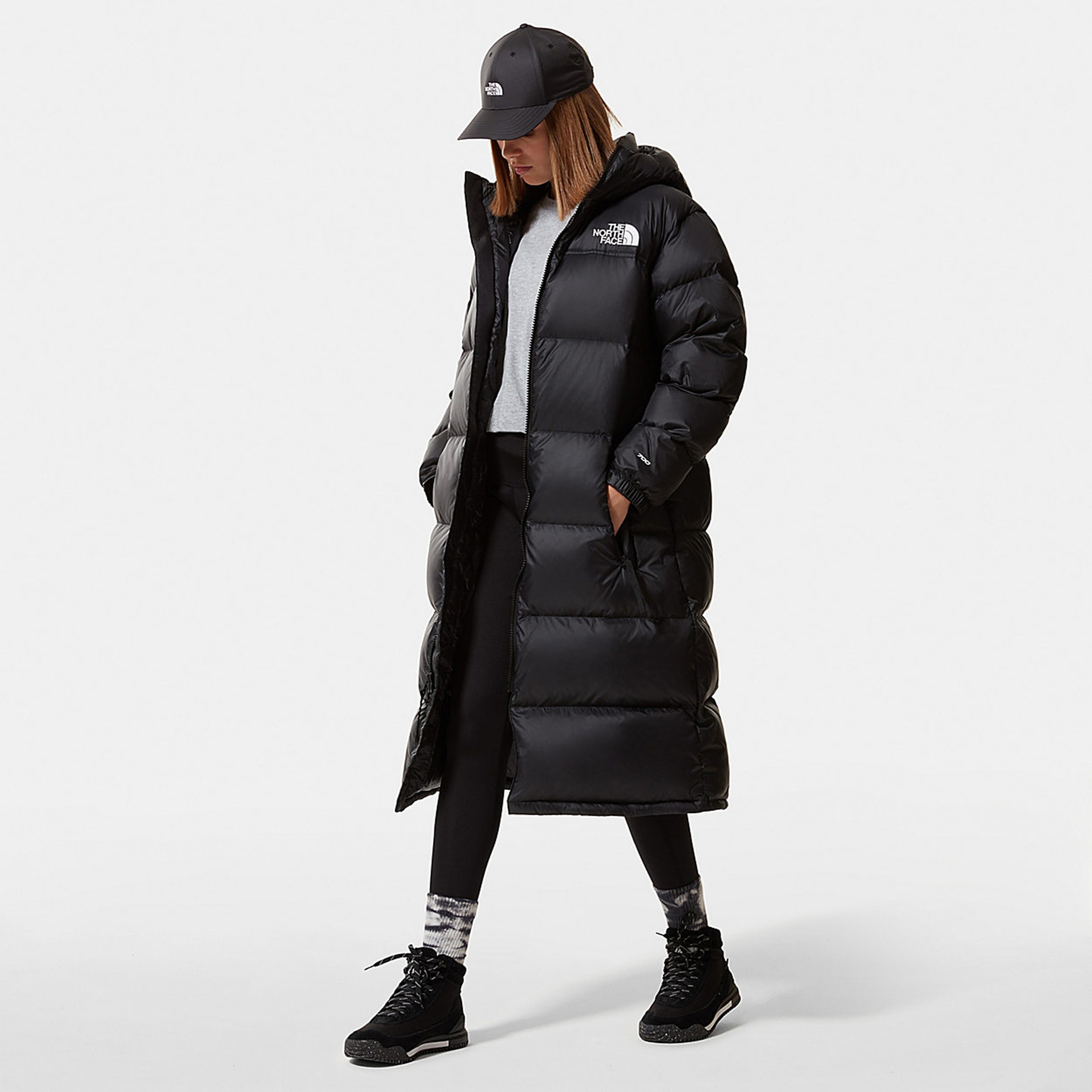 The North Face Nuptse Kadın Siyah Mont