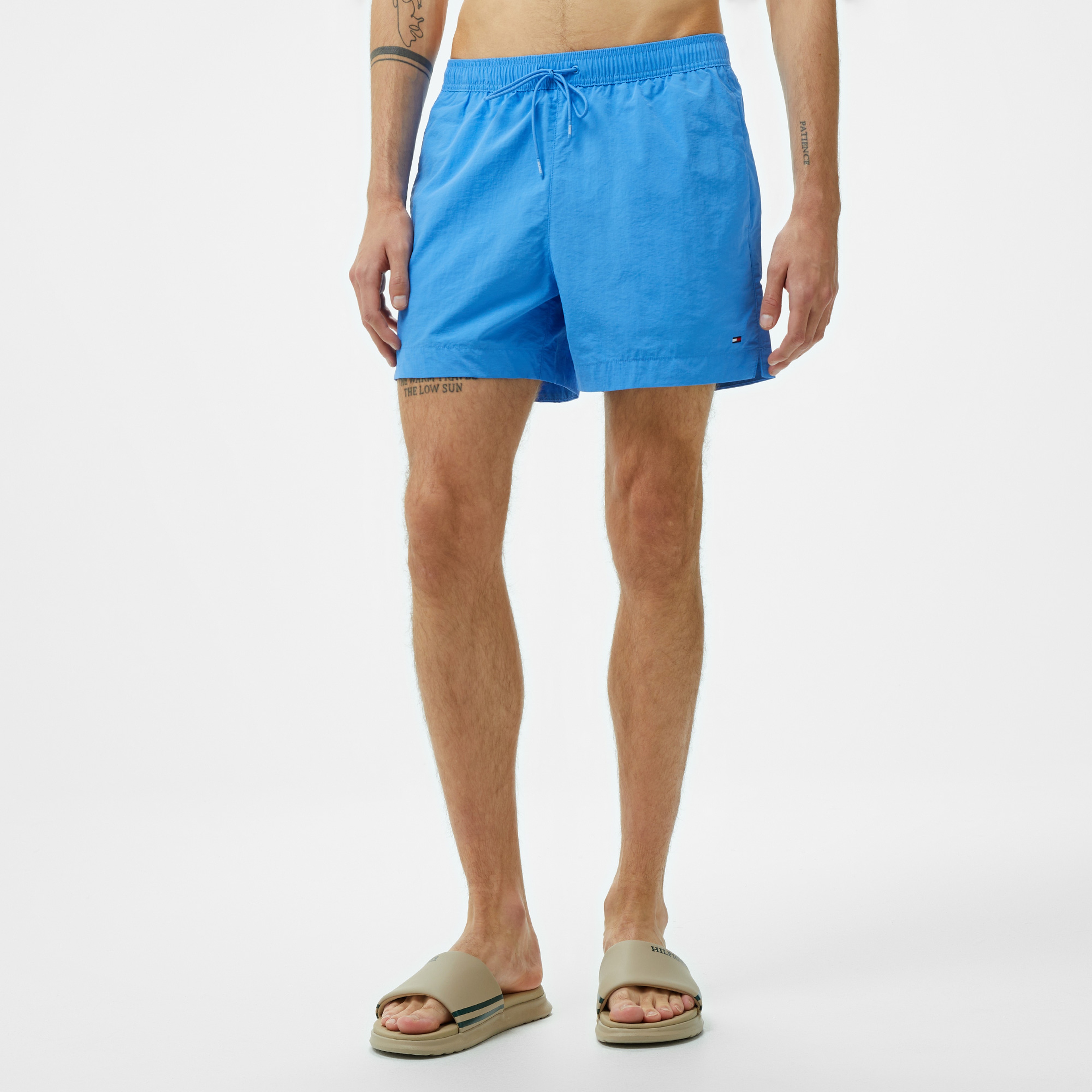 Tommy Hilfiger Medium Drawstring Erkek Mavi Deniz Şortu