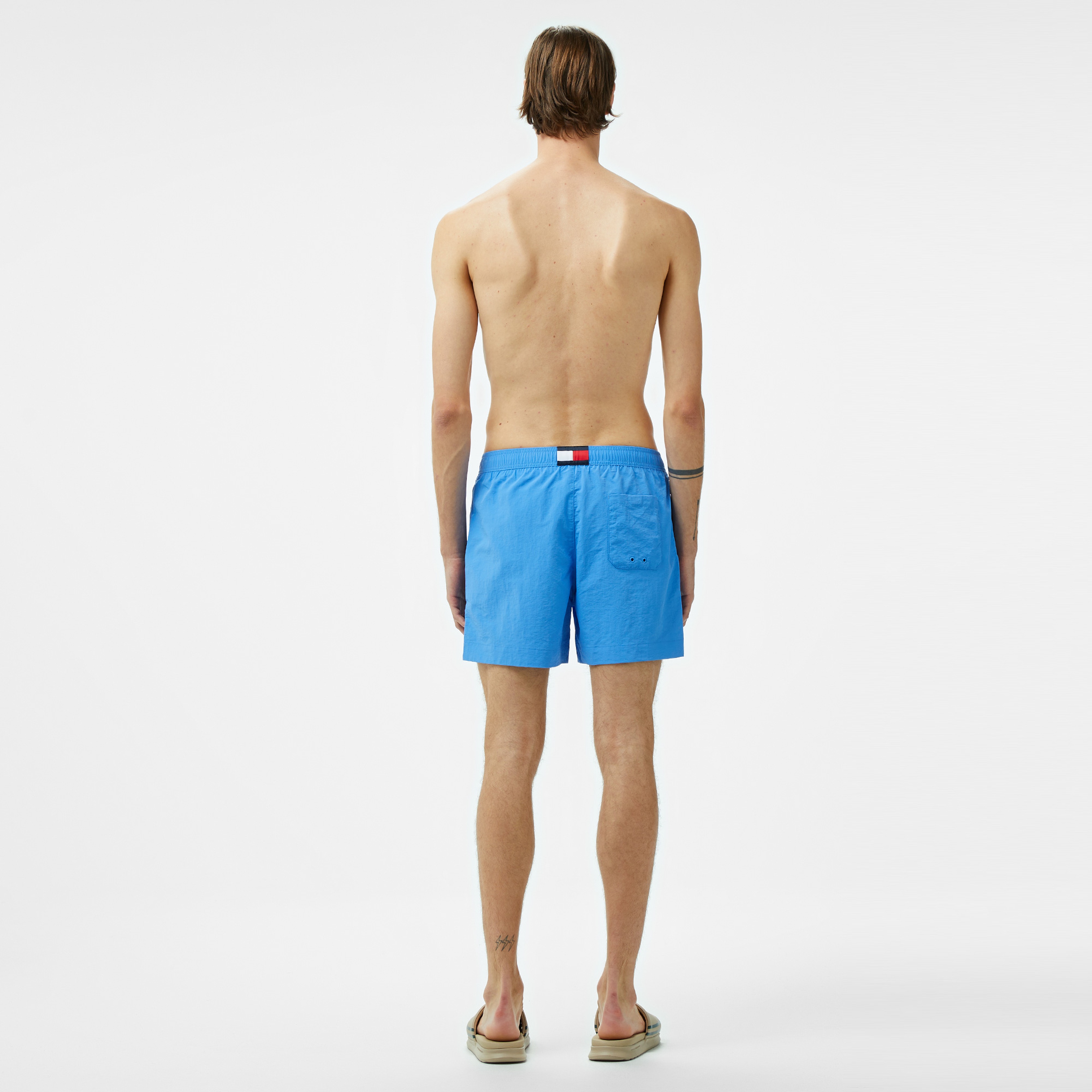 Tommy Hilfiger Medium Drawstring Erkek Mavi Deniz Şortu
