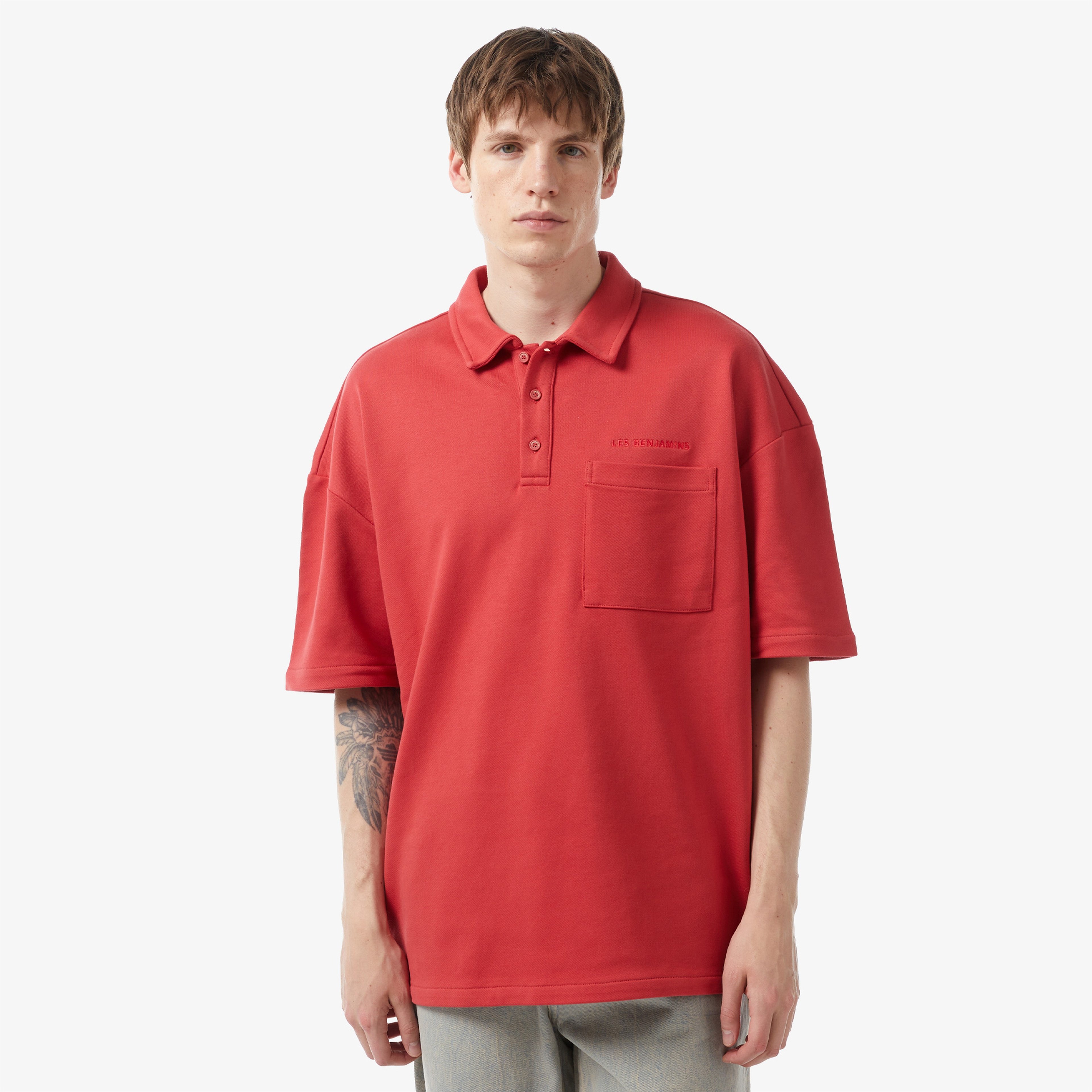Les Benjamins Essential 304 Erkek Kırmızı Polo