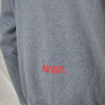 Alpha Industries Nasa Erkek Gri Hoodie