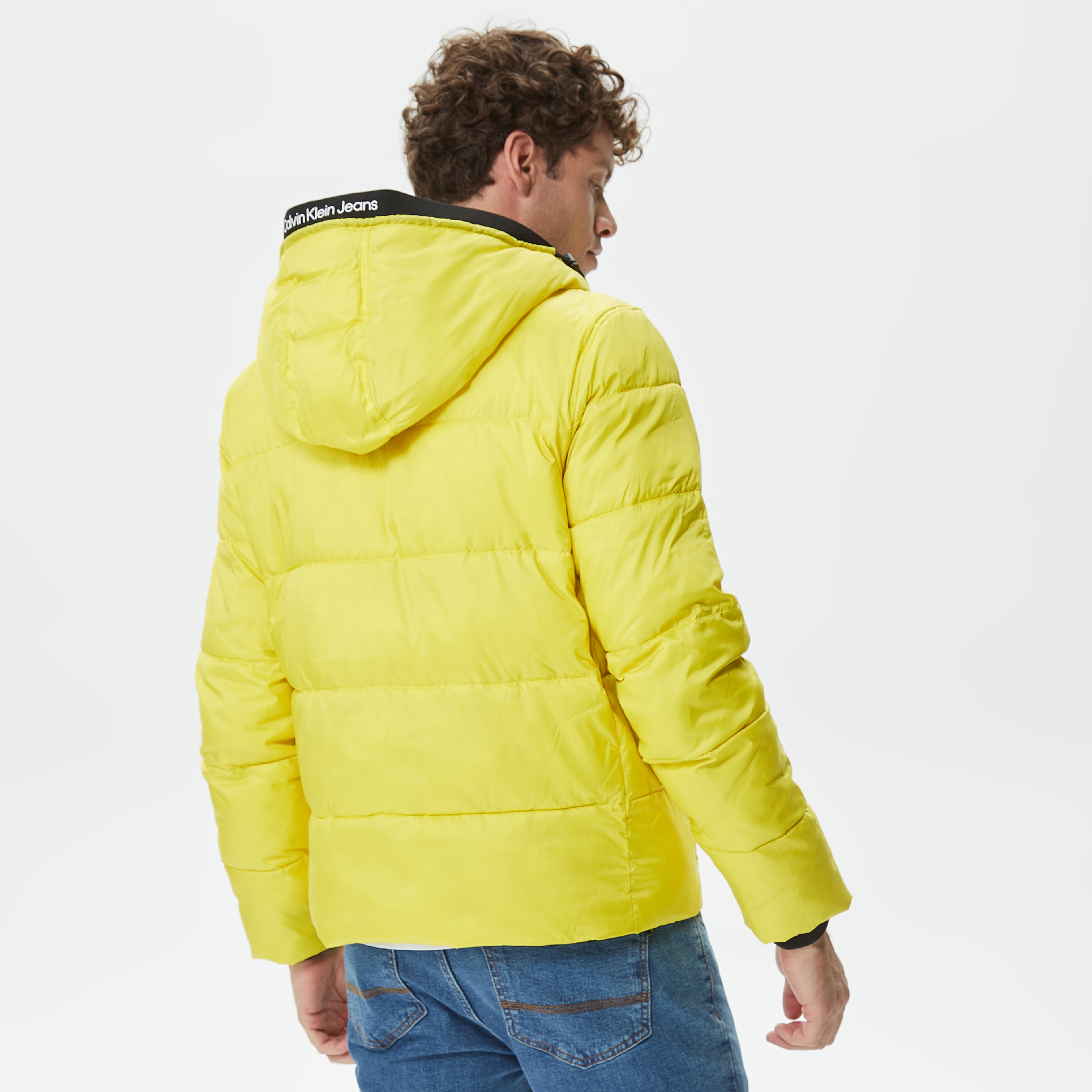 Calvin Klein Jeans Erkek Sarı Mont
