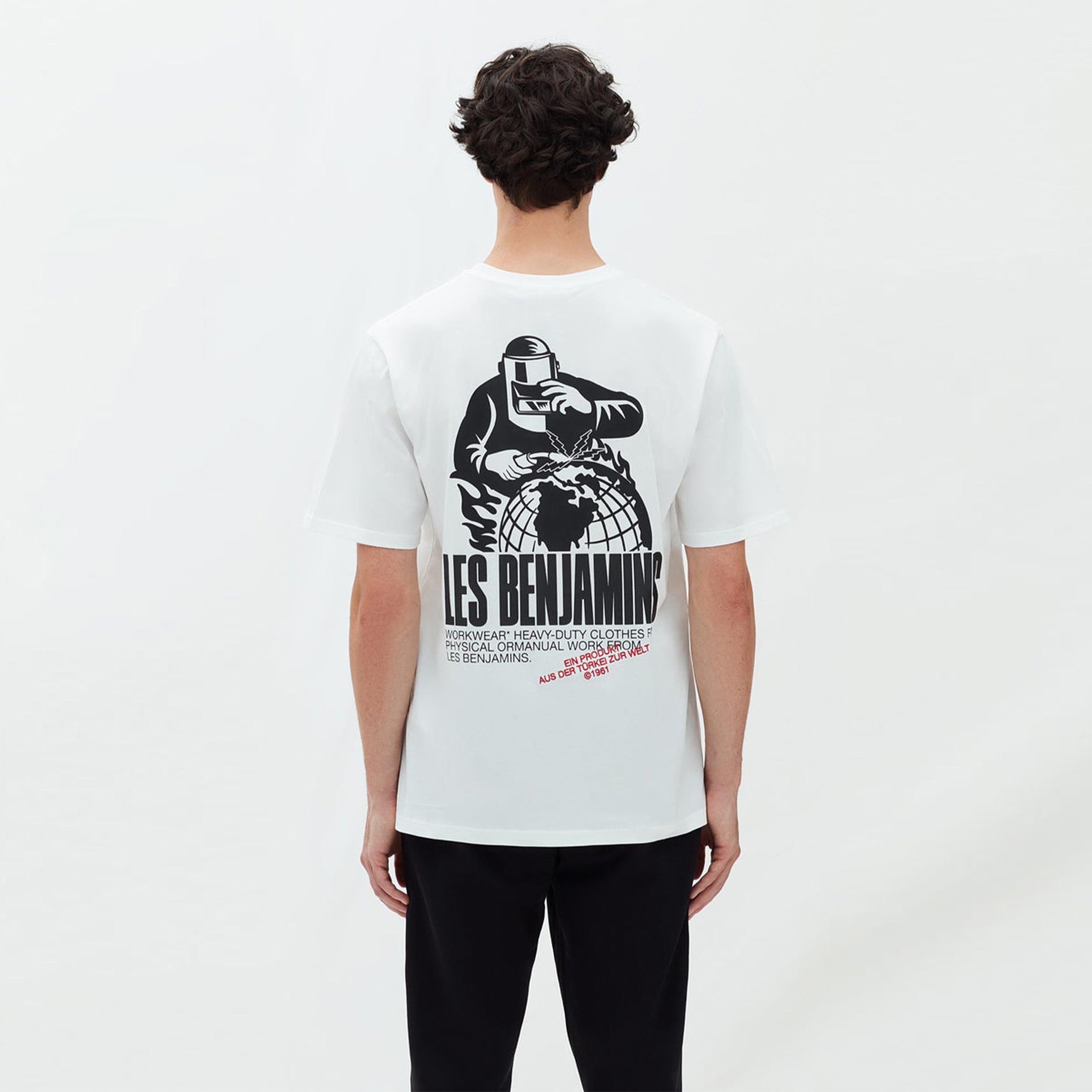 Les Benjamins Wholesale Exclusives Erkek Beyaz T-Shirt
