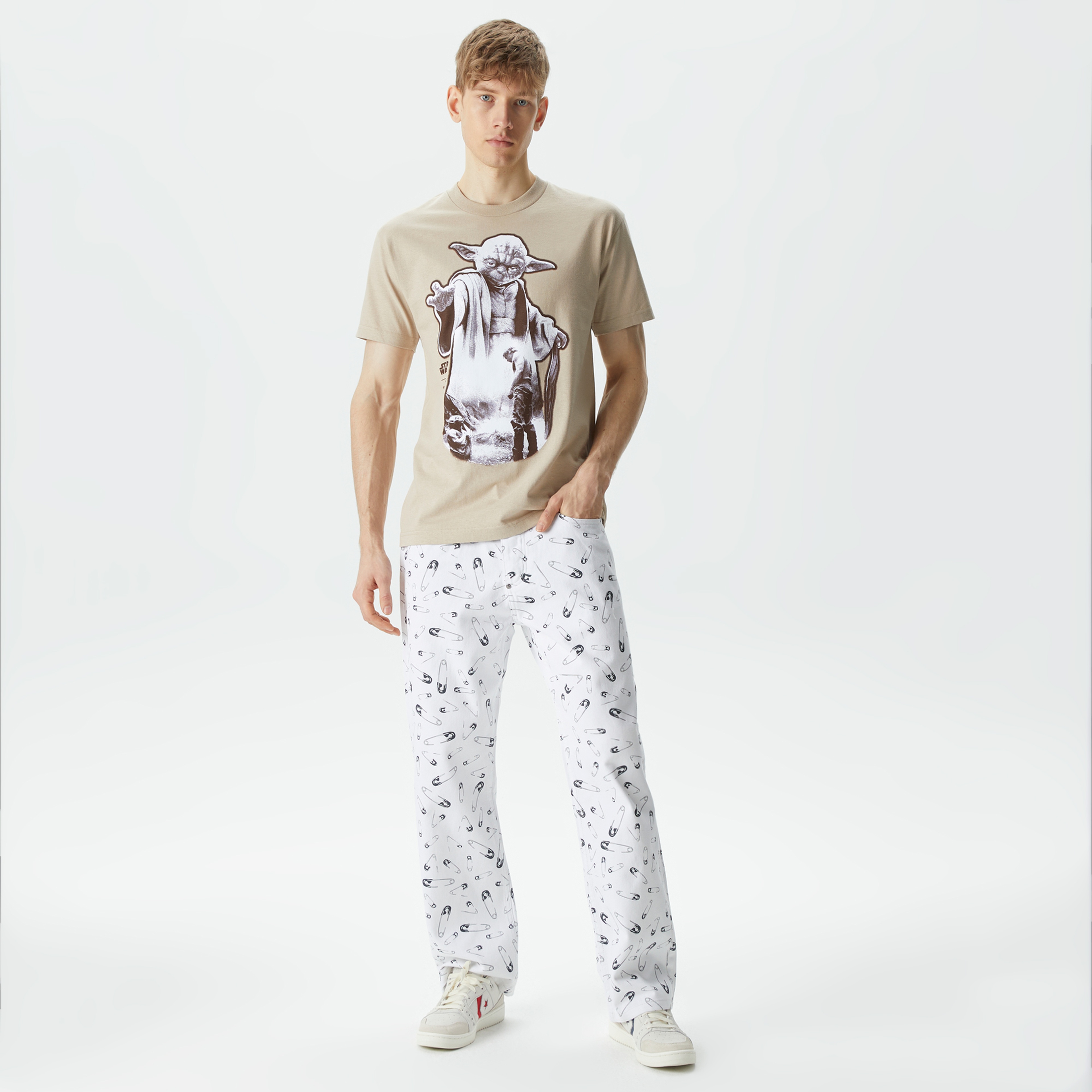 The Hundreds Mecha Bomb Erkek Beyaz Pantolon