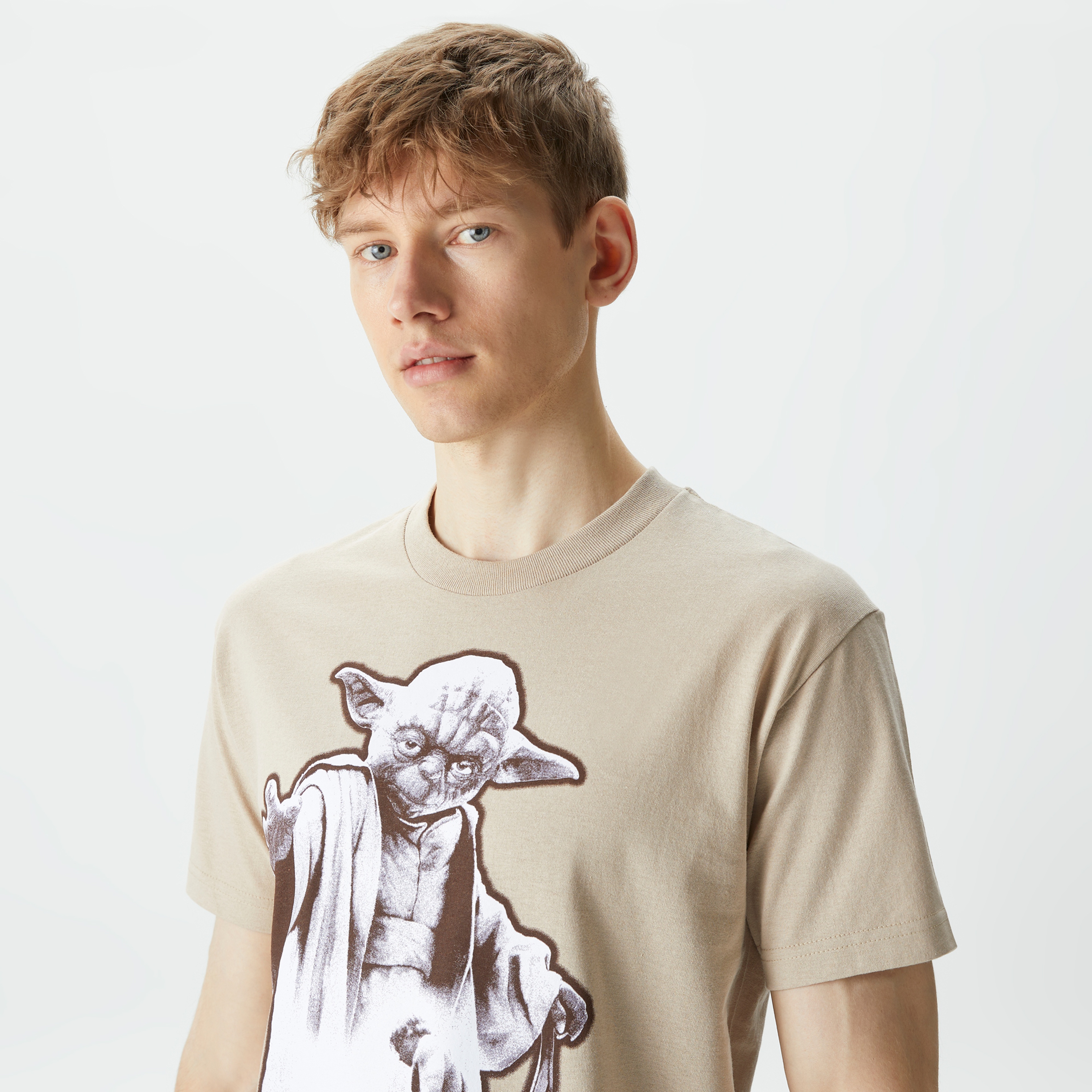 The Hundreds Strike Erkek Krem T-Shirt