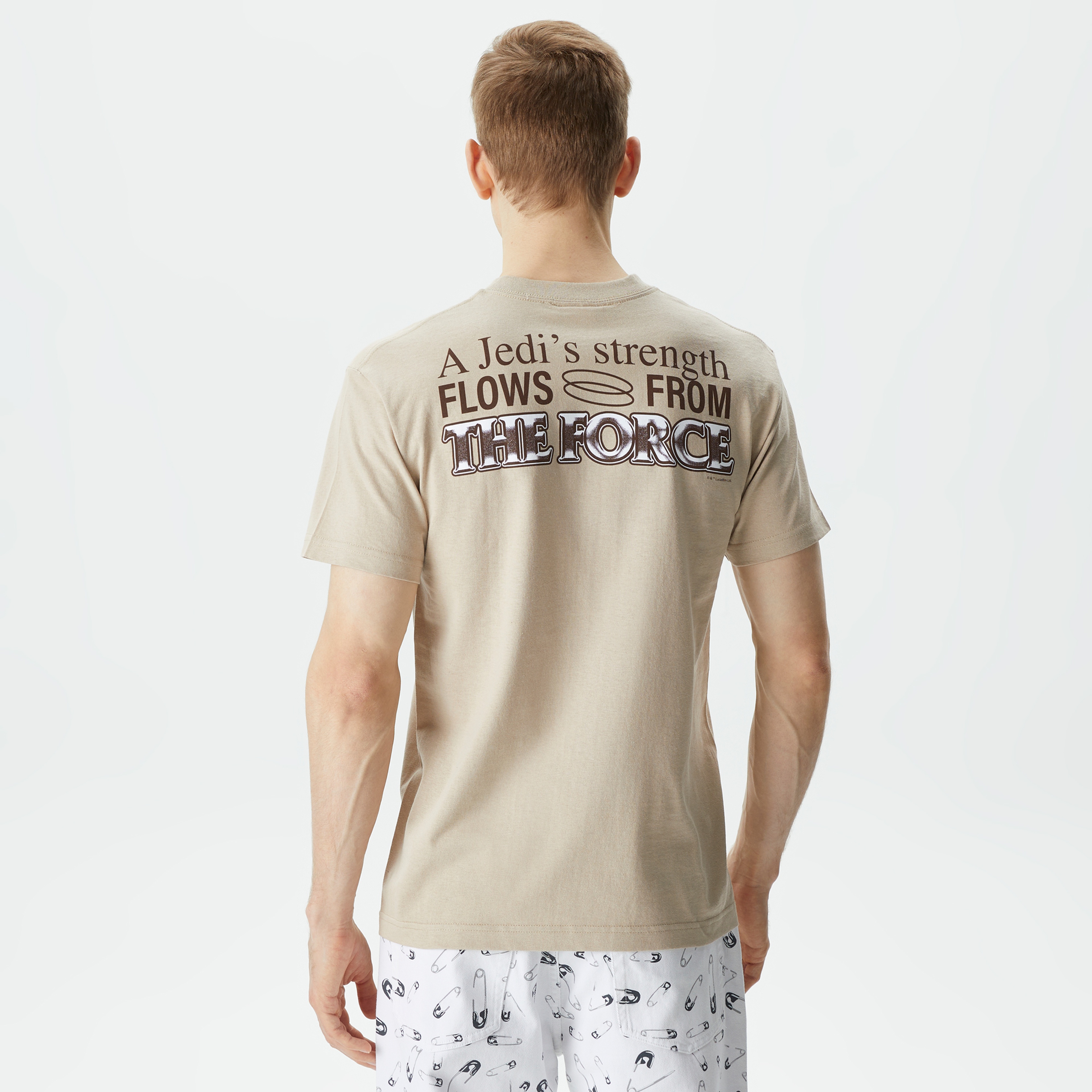 The Hundreds Strike Erkek Krem T-Shirt