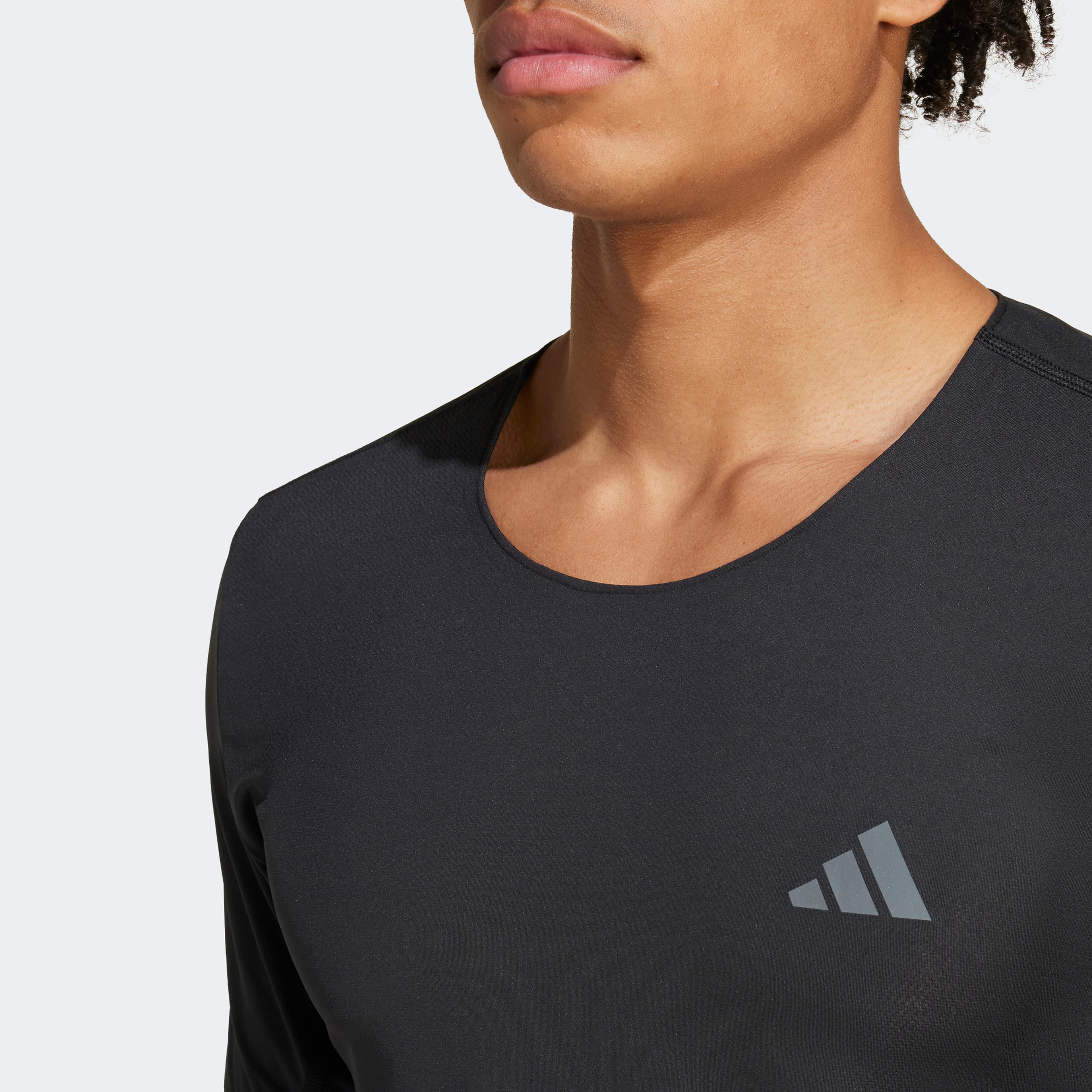 adidas Adizero Running Erkek Siyah T-Shirt