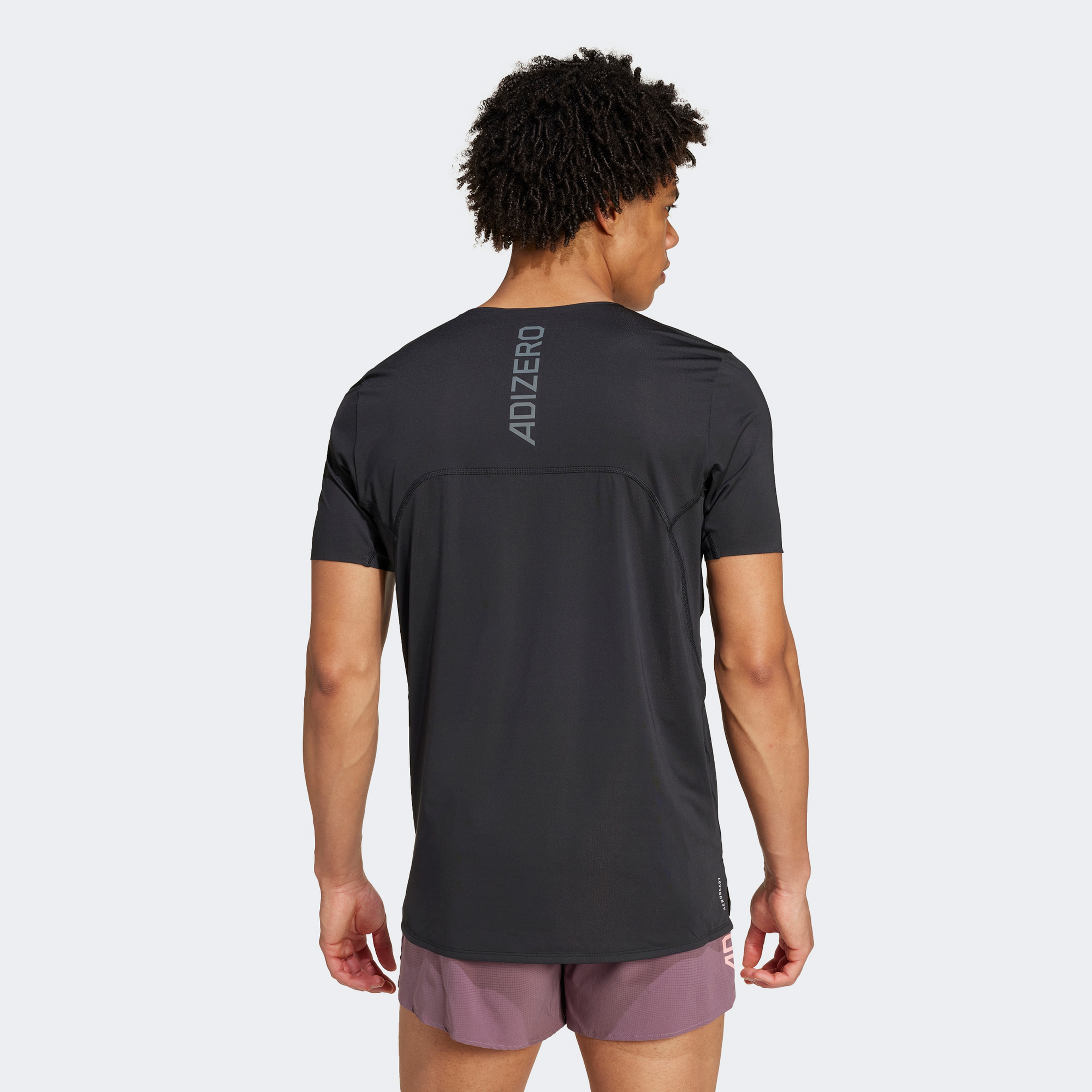 adidas Adizero Running Erkek Siyah T-Shirt