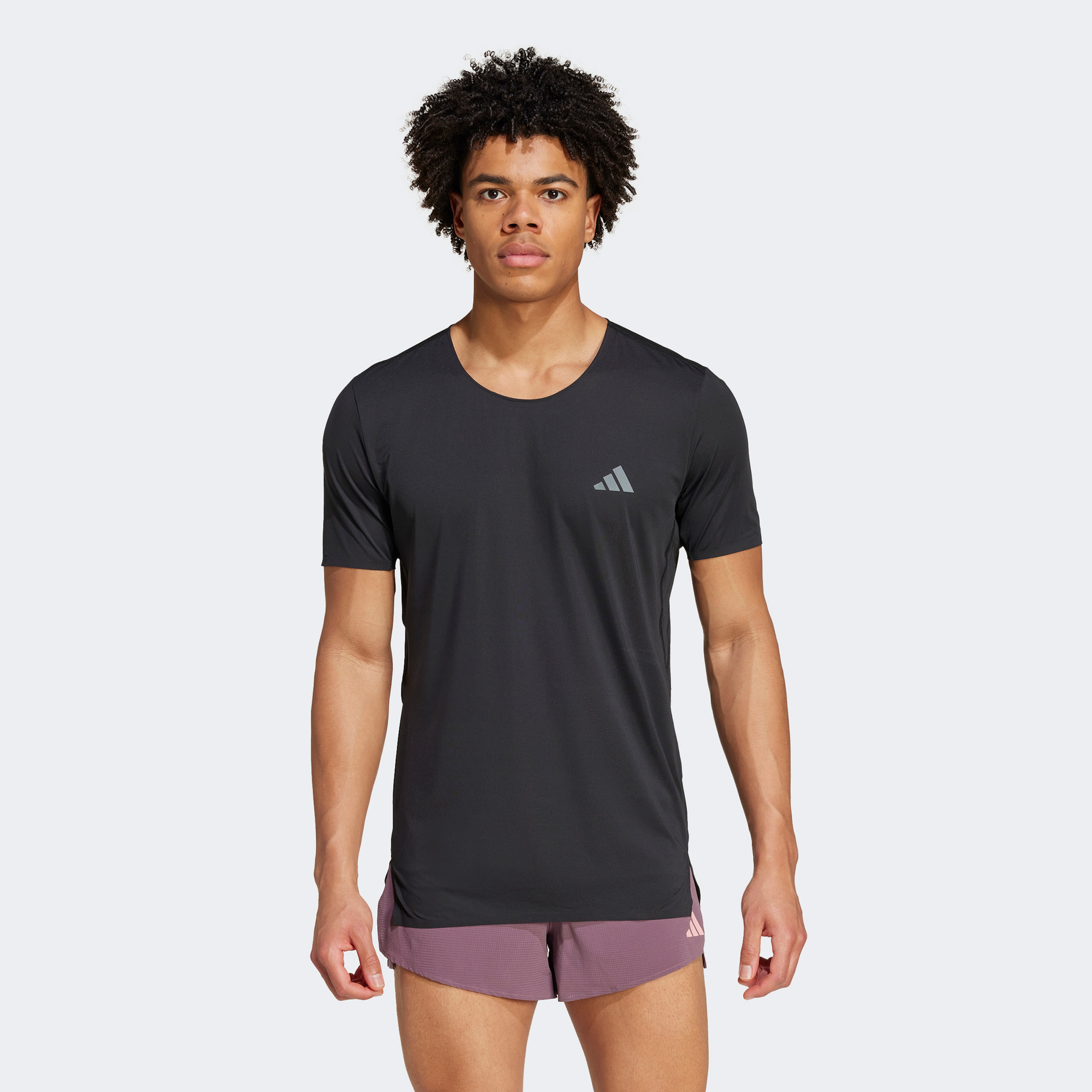 adidas Adizero Running Erkek Siyah T-Shirt