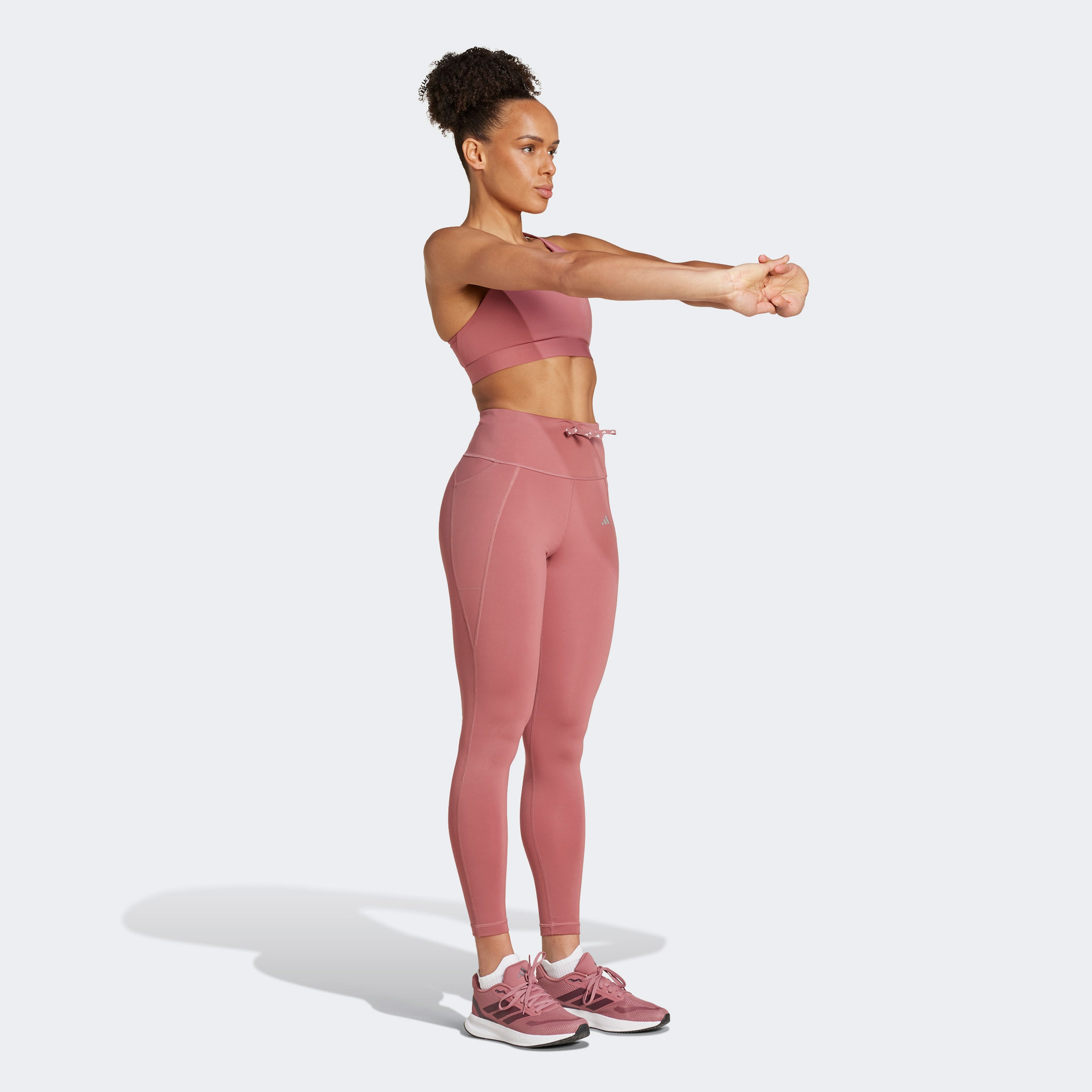 adidas Running Essentials Kadın Kırmızı Tayt