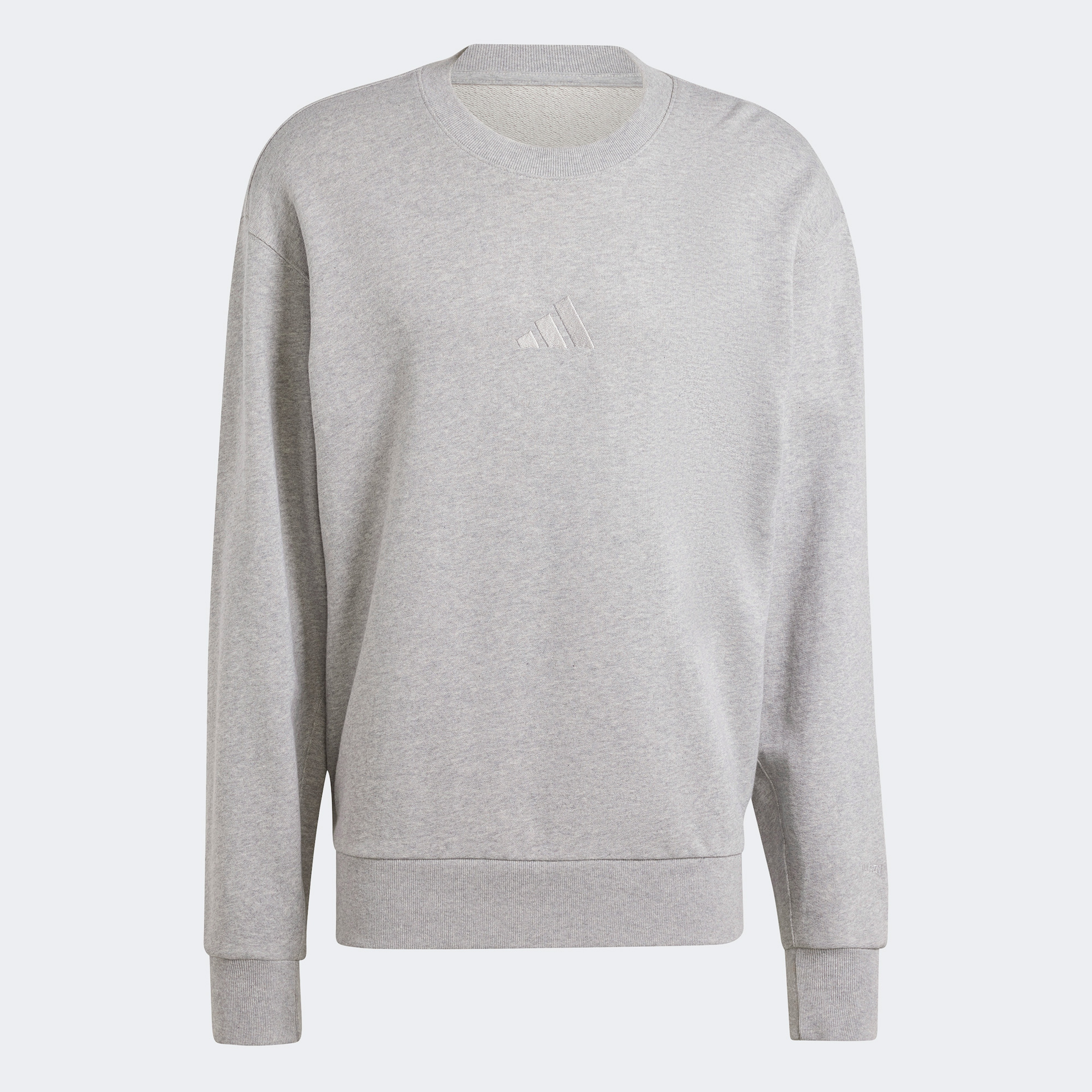 adidas All Szn French Terry Crew Erkek Gri Sweatshirt