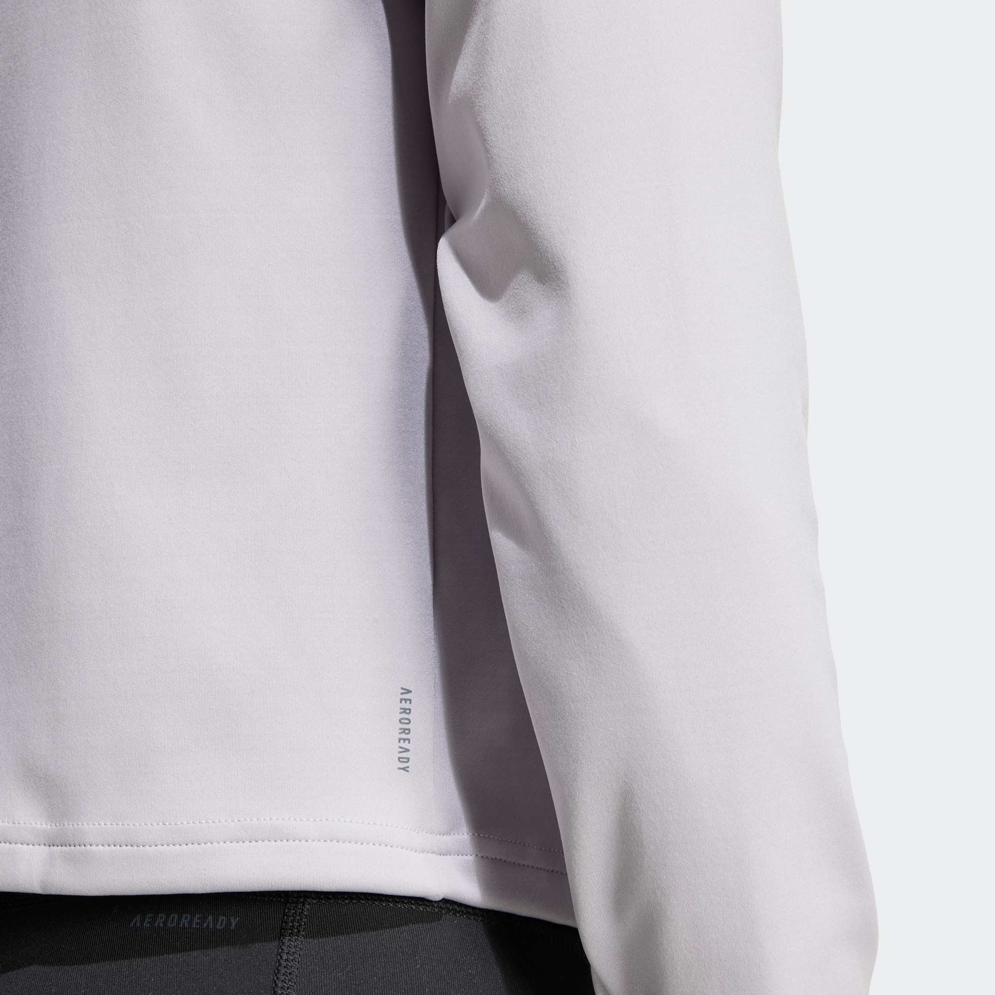 adidas Train Essentials Minimal Branding Kadın Gri Eşofman Üstü