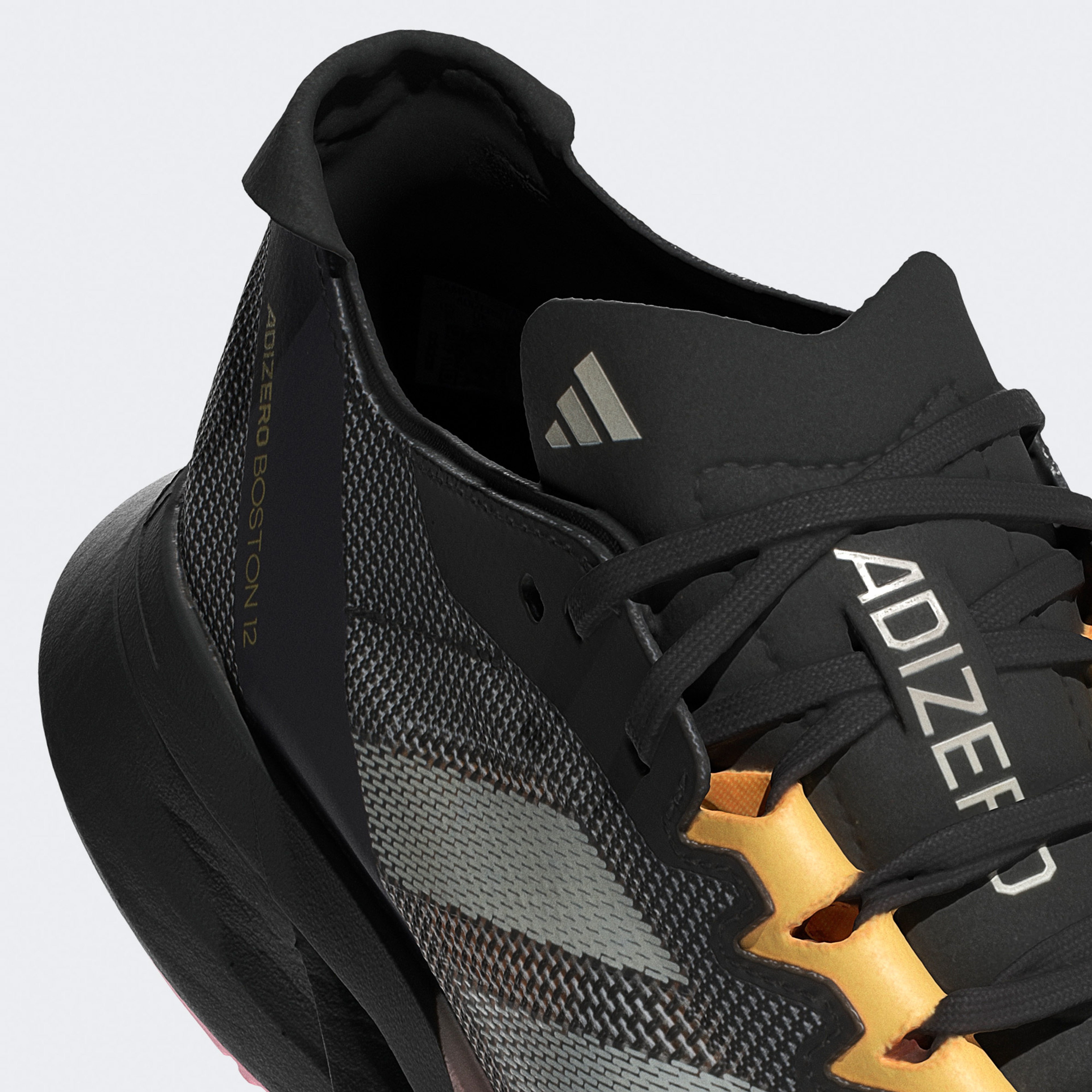 adidas Adizero Boston 12 W Kadın Siyah Spor Ayakkabı