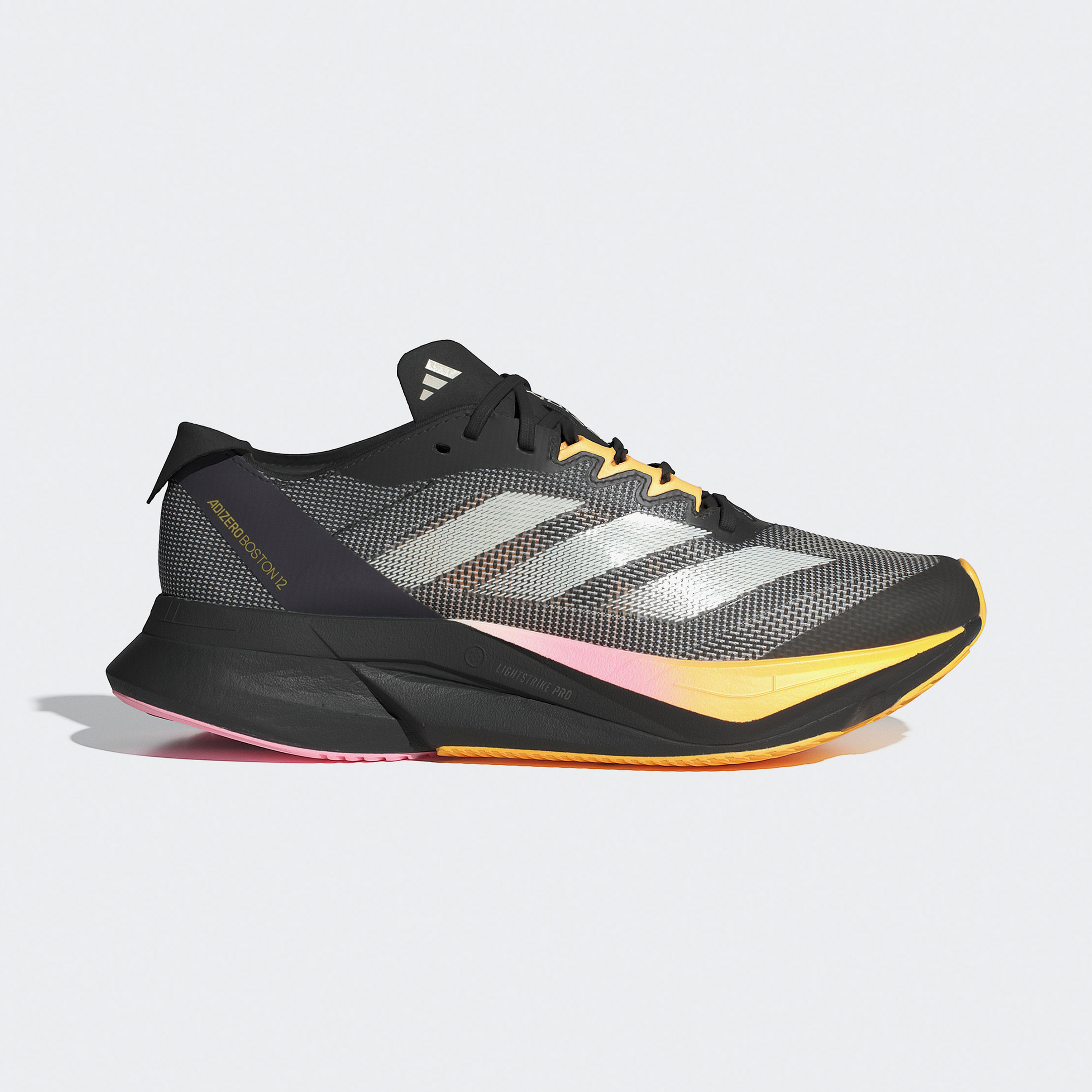 adidas Adizero Boston 12 W Kadın Siyah Spor Ayakkabı