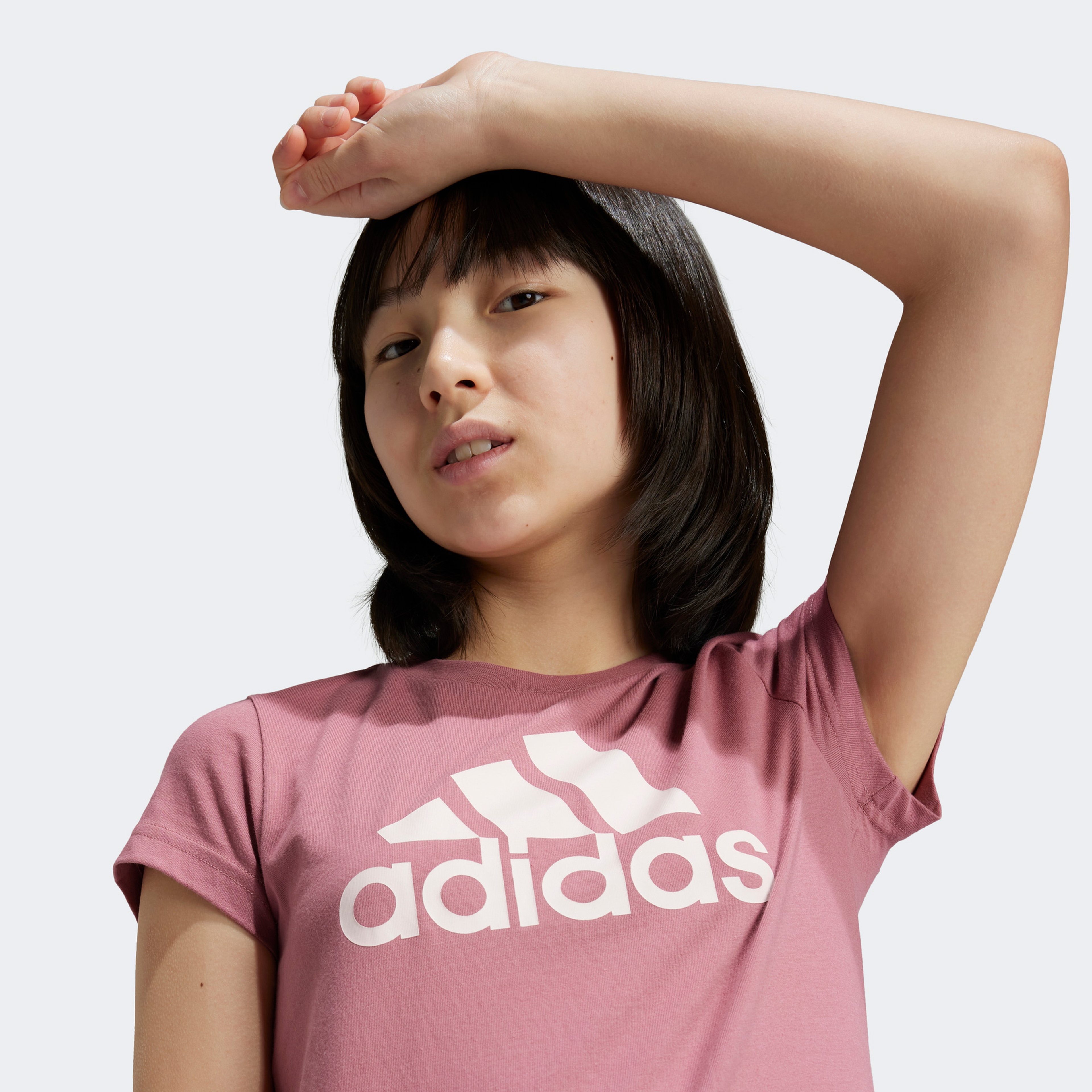 adidas Essentials Big Logo Cotton Çocuk Kırmızı T-Shirt