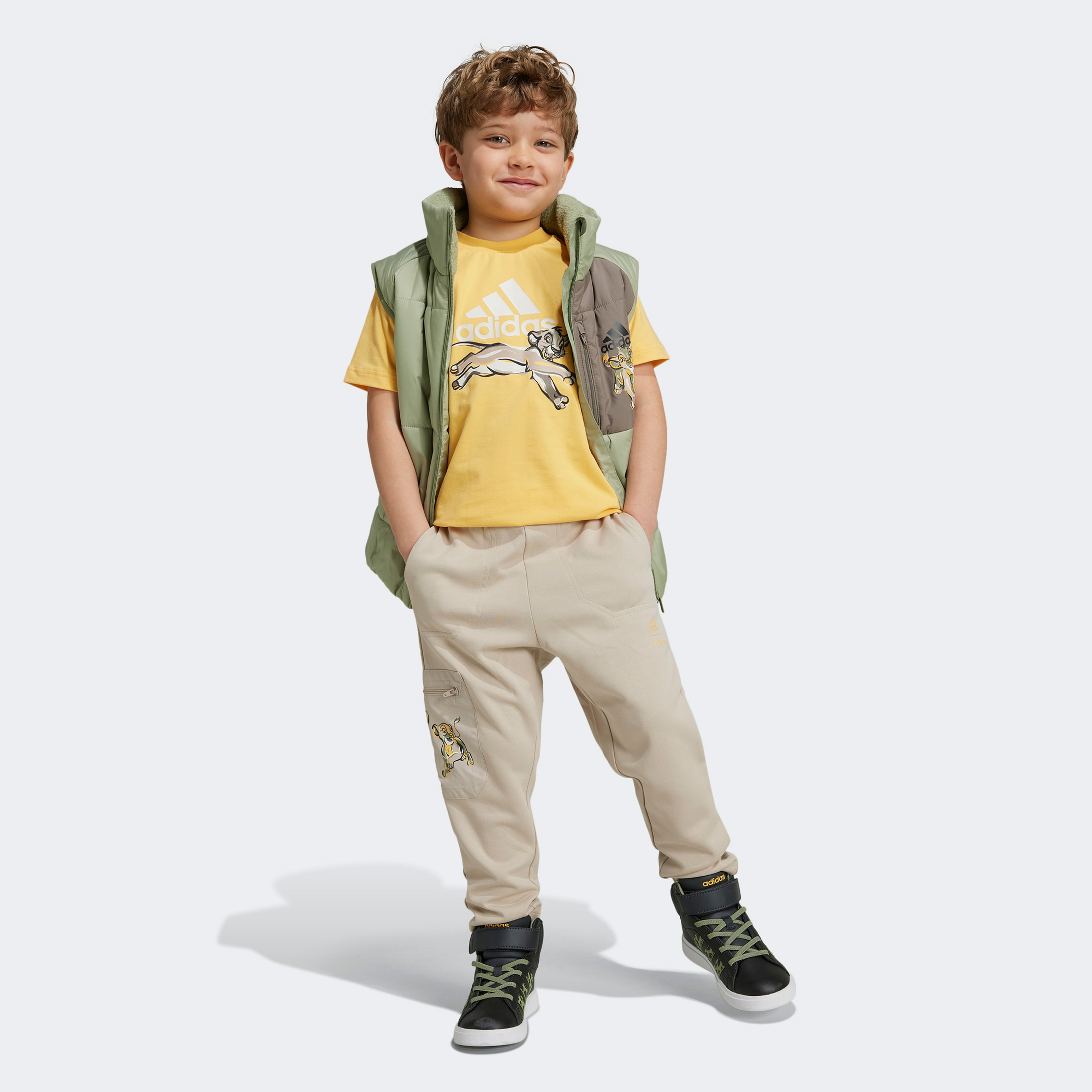 adidas Disney Lion King Çocuk Sarı T-Shirt