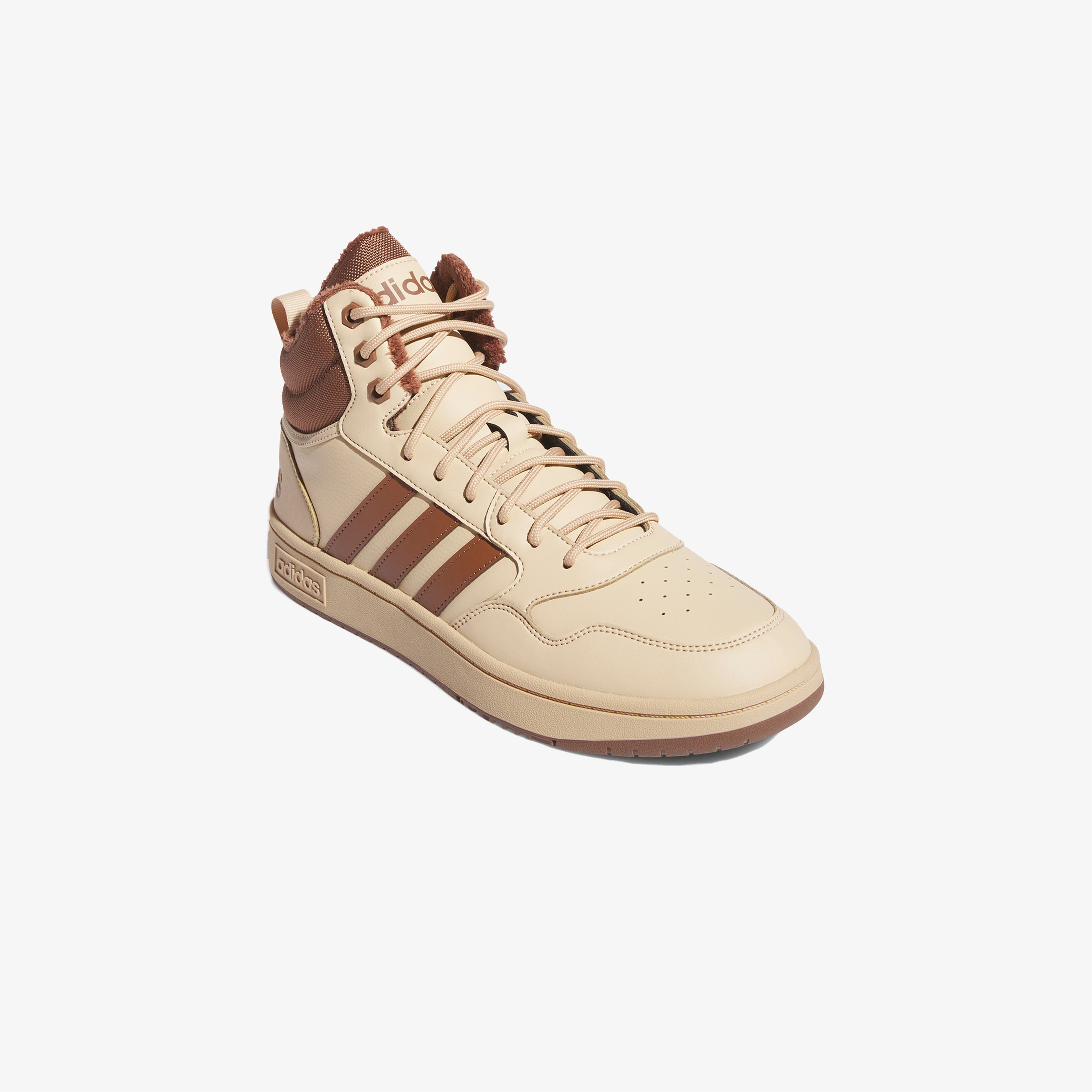 adidas Hoops 3.0 Mid Wtr Erkek Krem Spor Ayakkabı