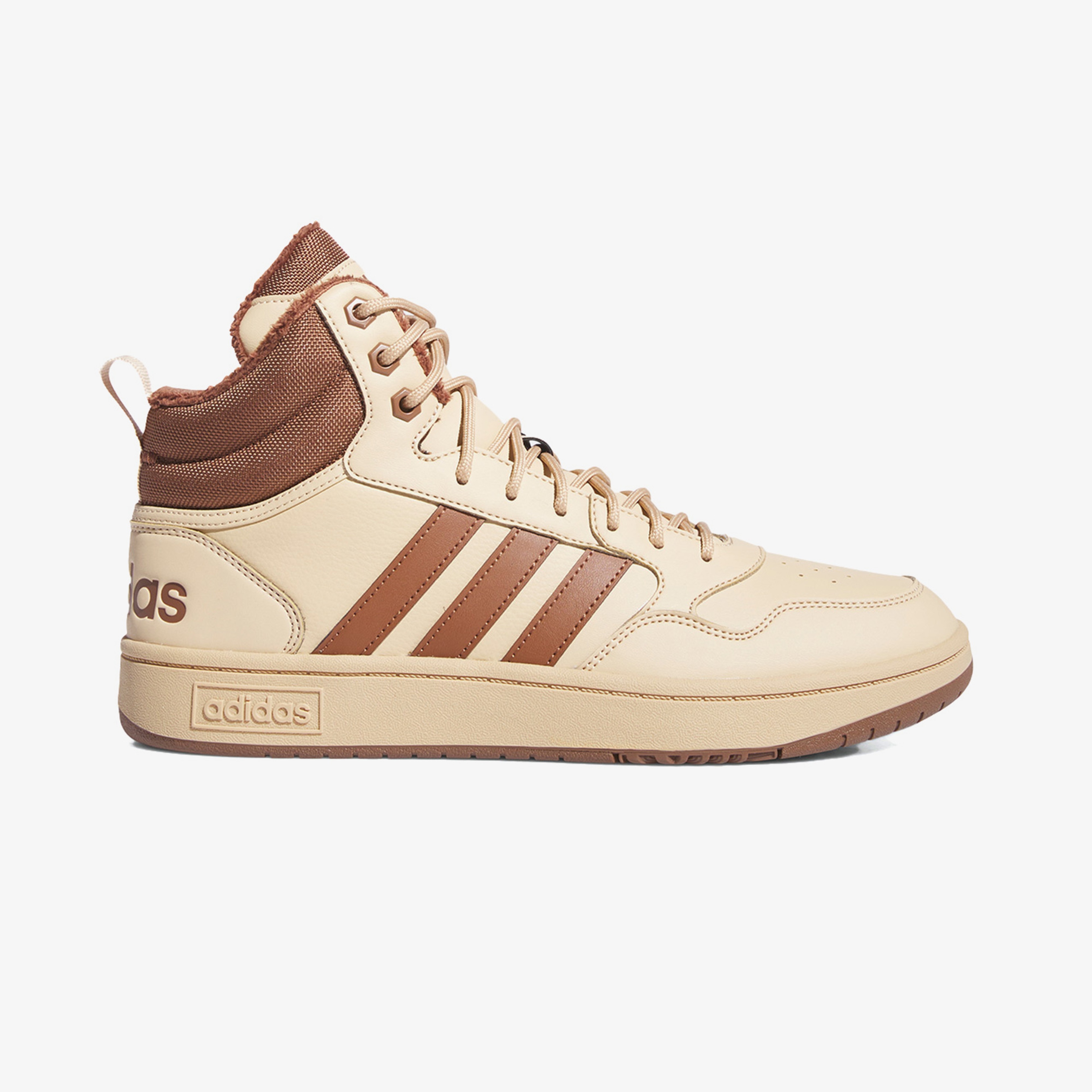 adidas Hoops 3.0 Mid Wtr Erkek Krem Spor Ayakkabı