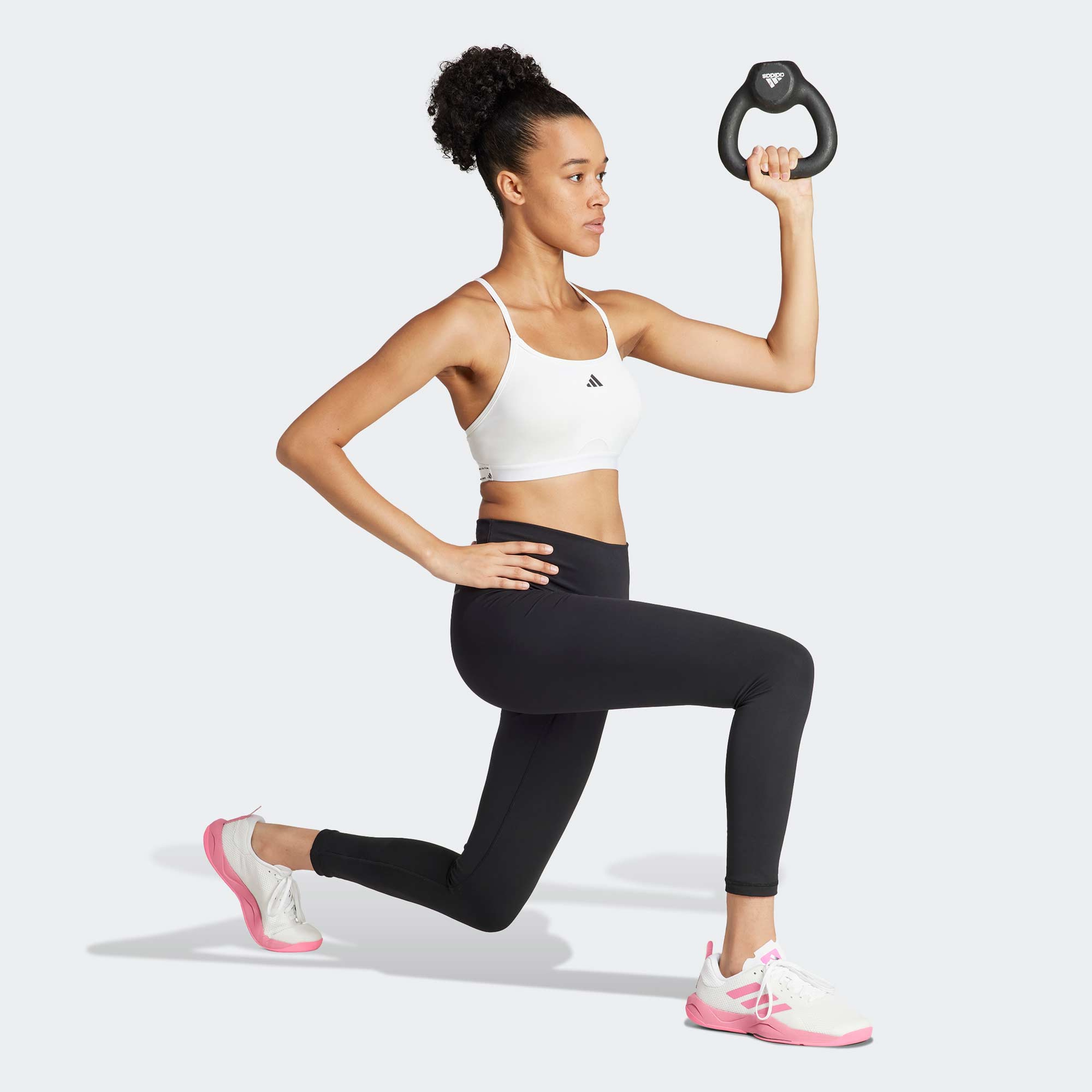 adidas Aeroreact Training Light-Support Kadın Beyaz Bra