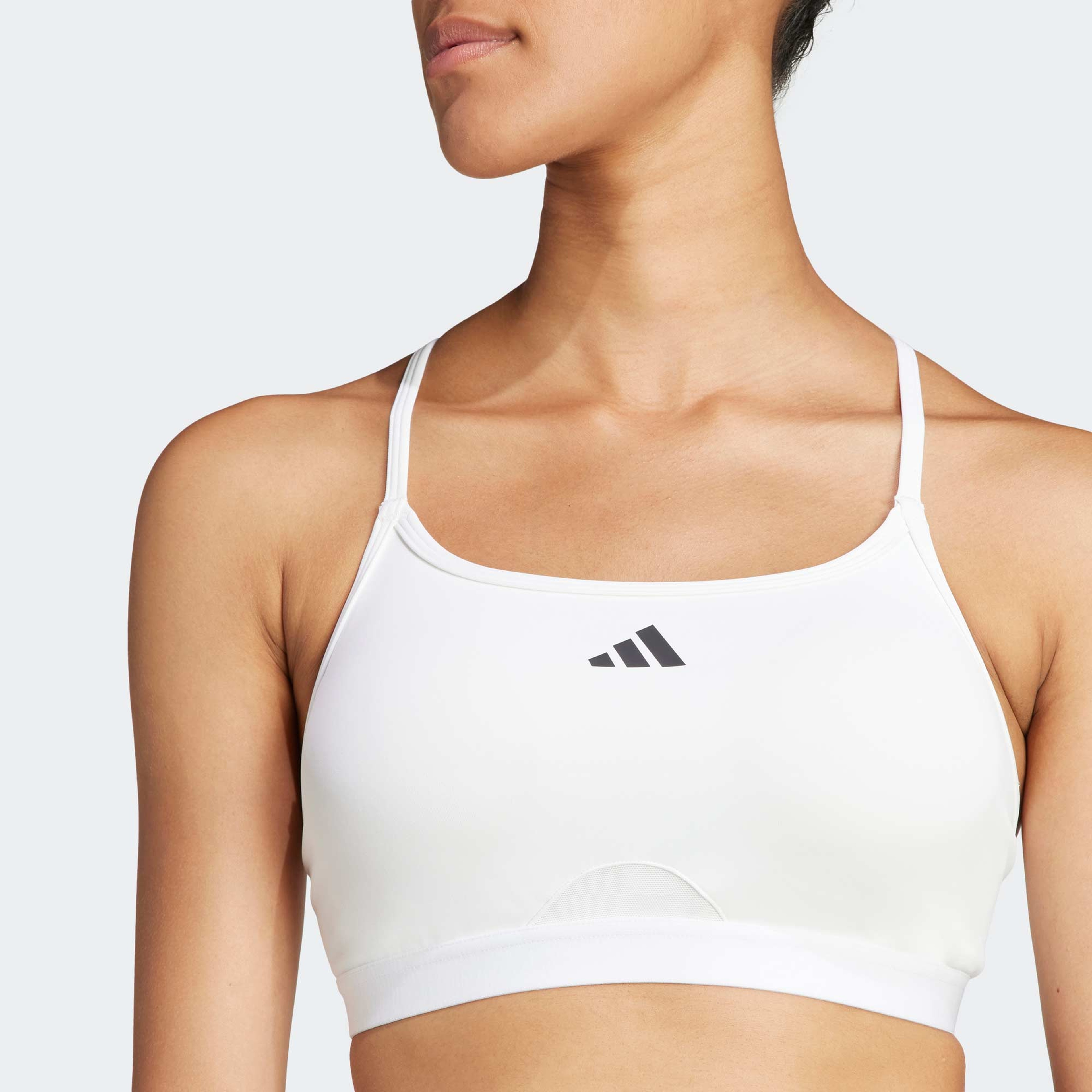 adidas Aeroreact Training Light-Support Kadın Beyaz Bra