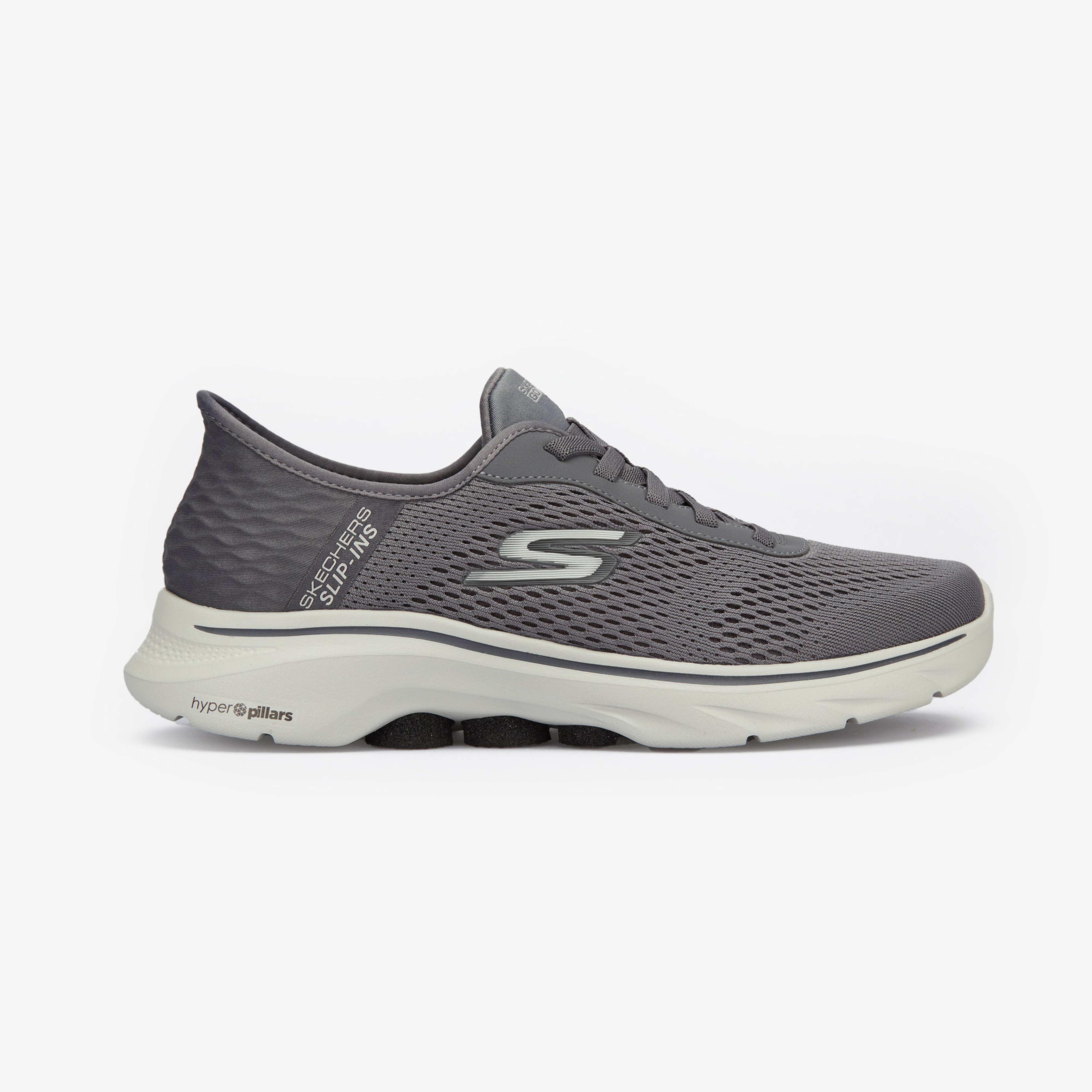 Skechers Go Walk 7 Free Hand 2 Erkek Gri Yürüyüş Ayakkabısı