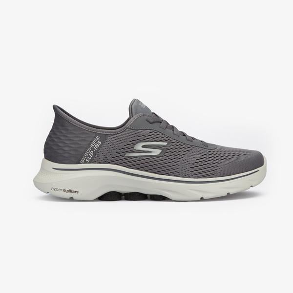 Skechers Go Walk 7 Free Hand 2 Erkek Gri Yürüyüş Ayakkabısı