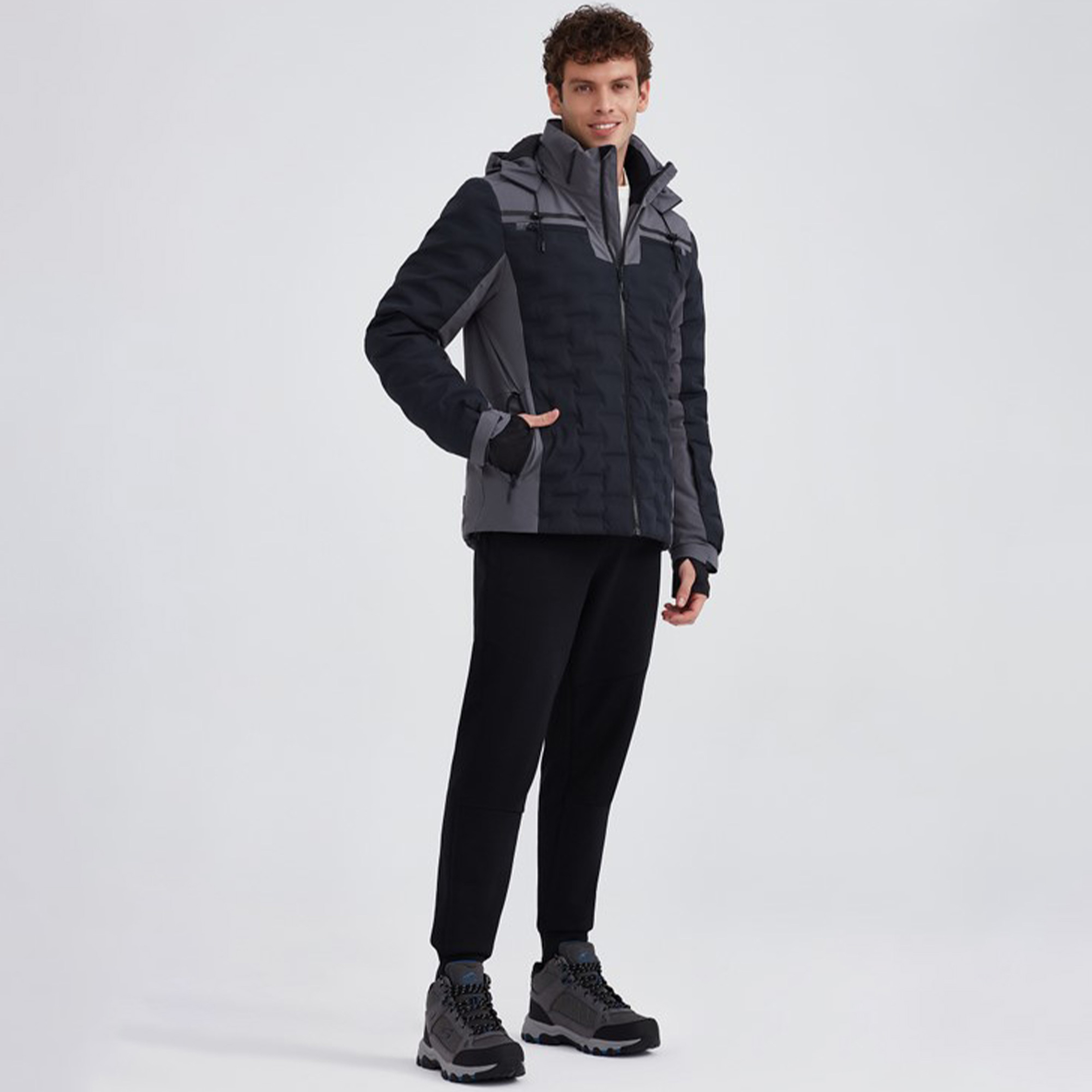 Skechers Erkek Gri Ceket