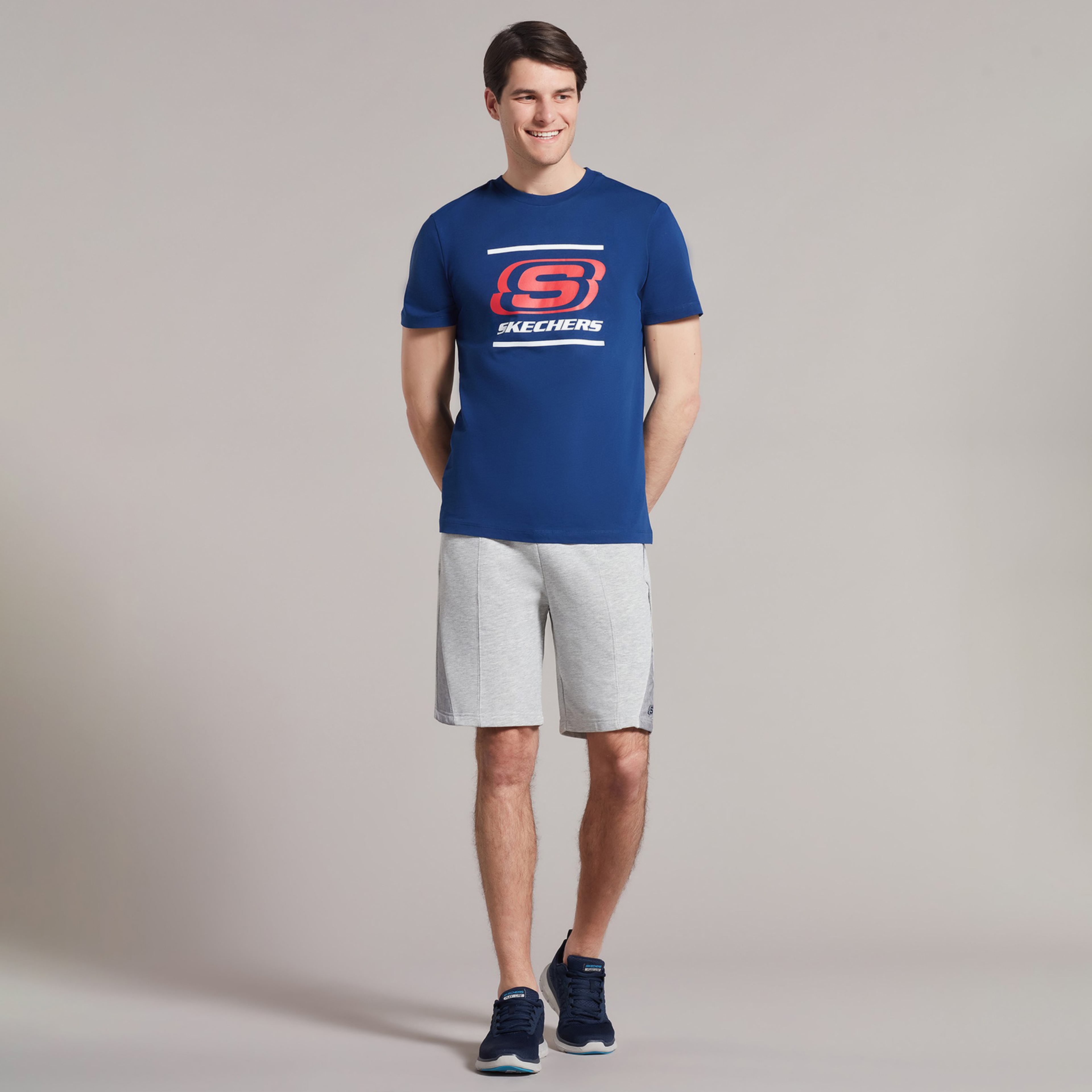 Skechers Erkek Lacivert T-Shirt