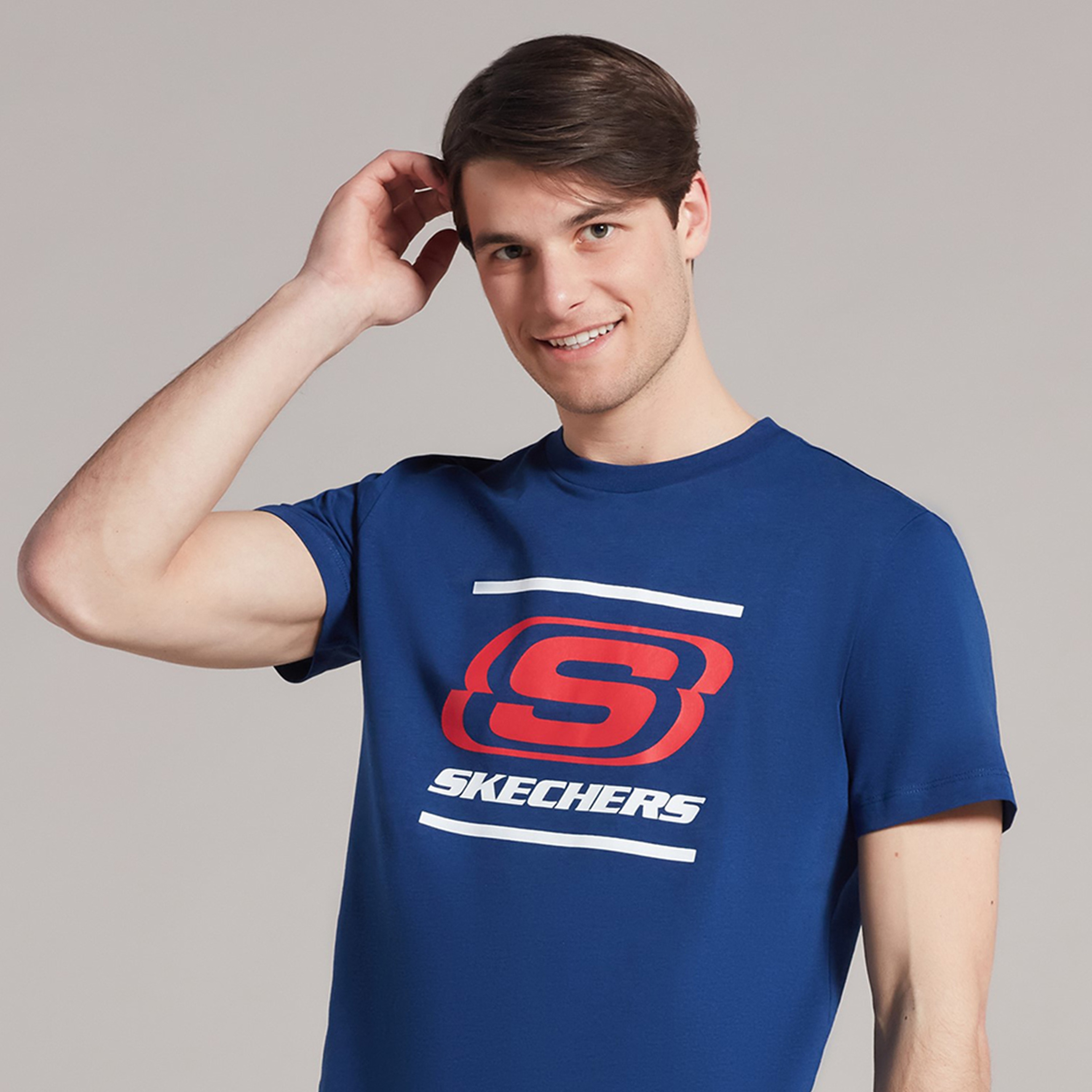 Skechers Erkek Lacivert T-Shirt