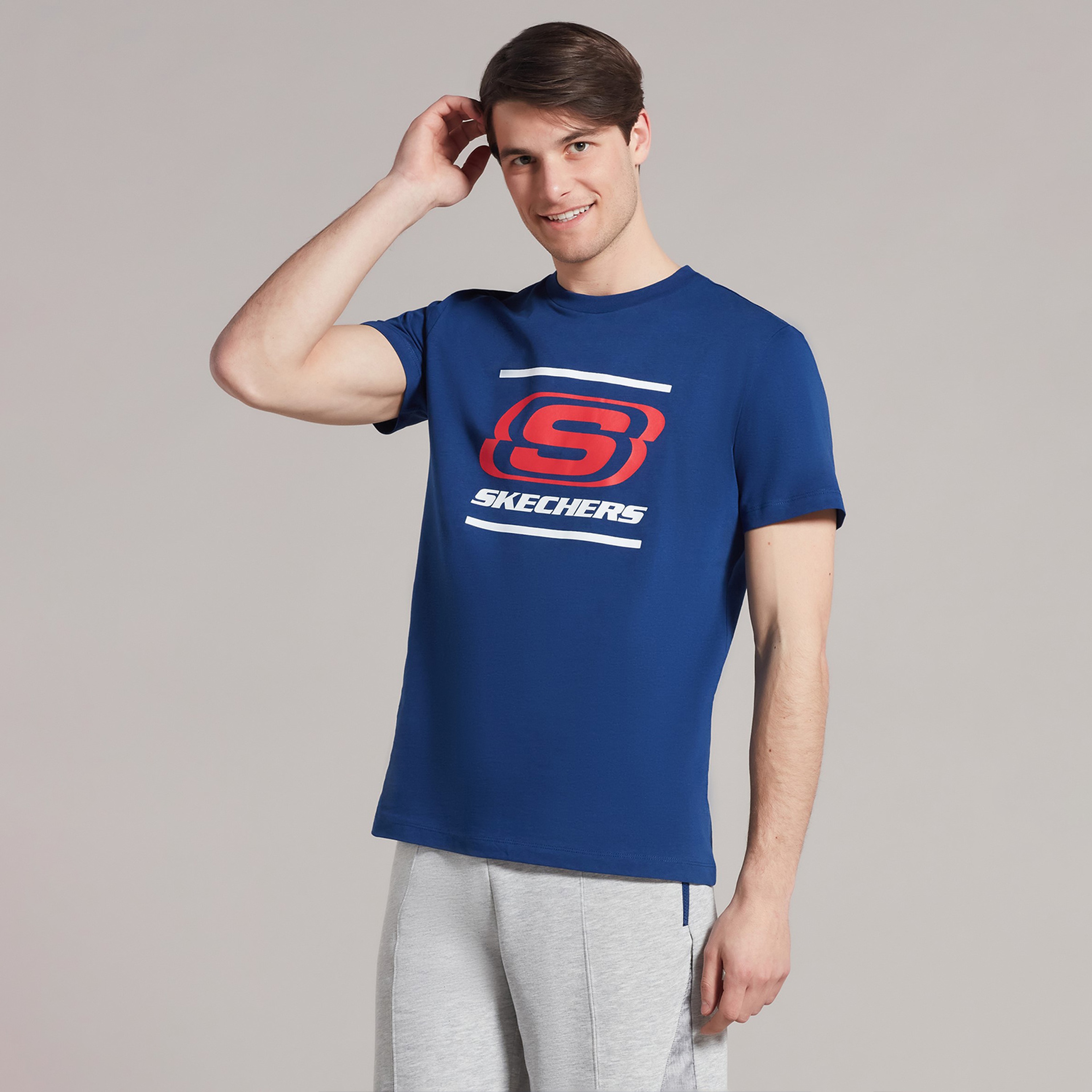 Skechers Erkek Lacivert T-Shirt